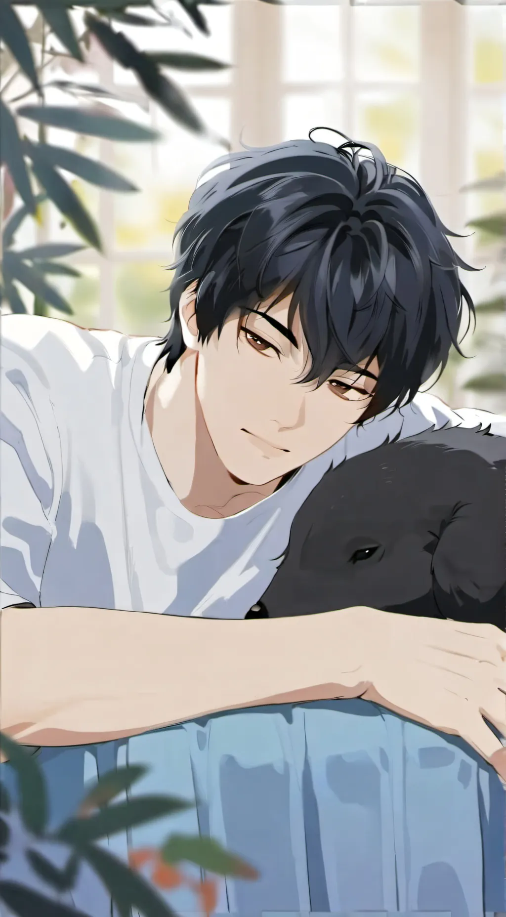 ai character: Liam  background