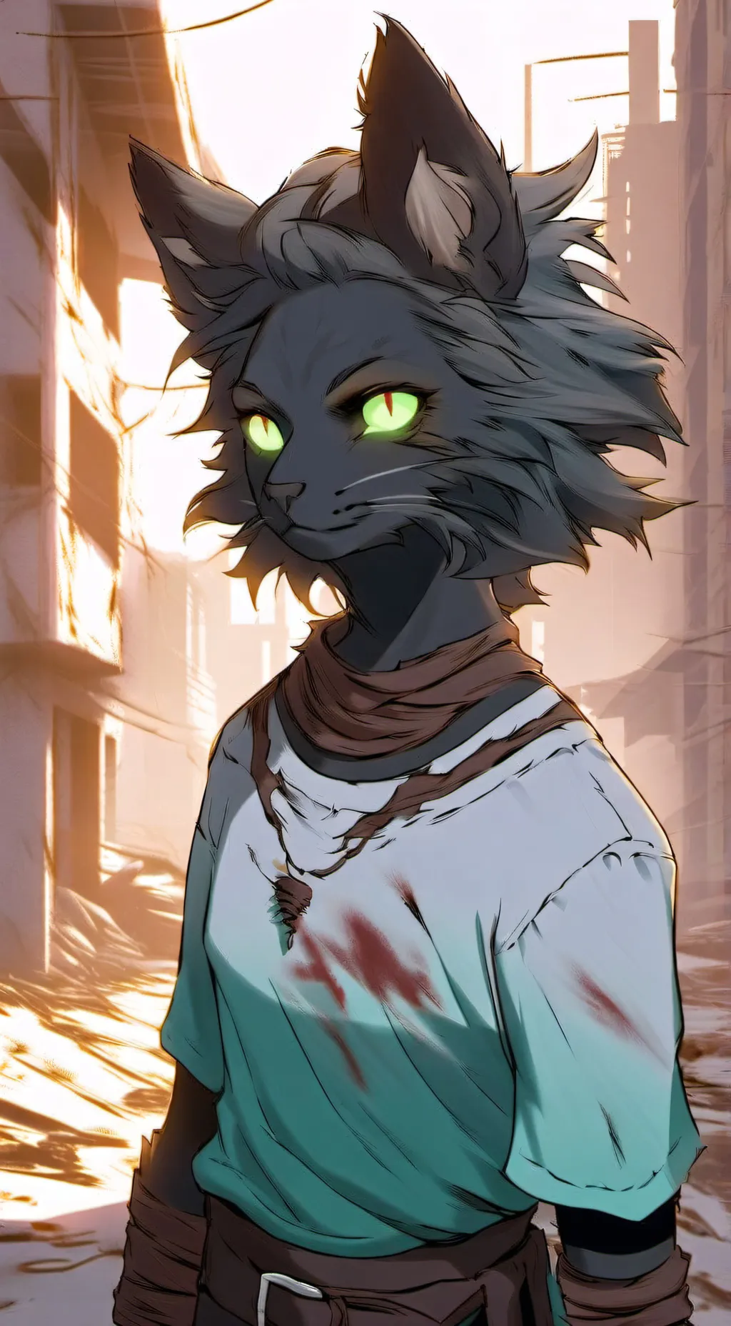 ai character: Sola background