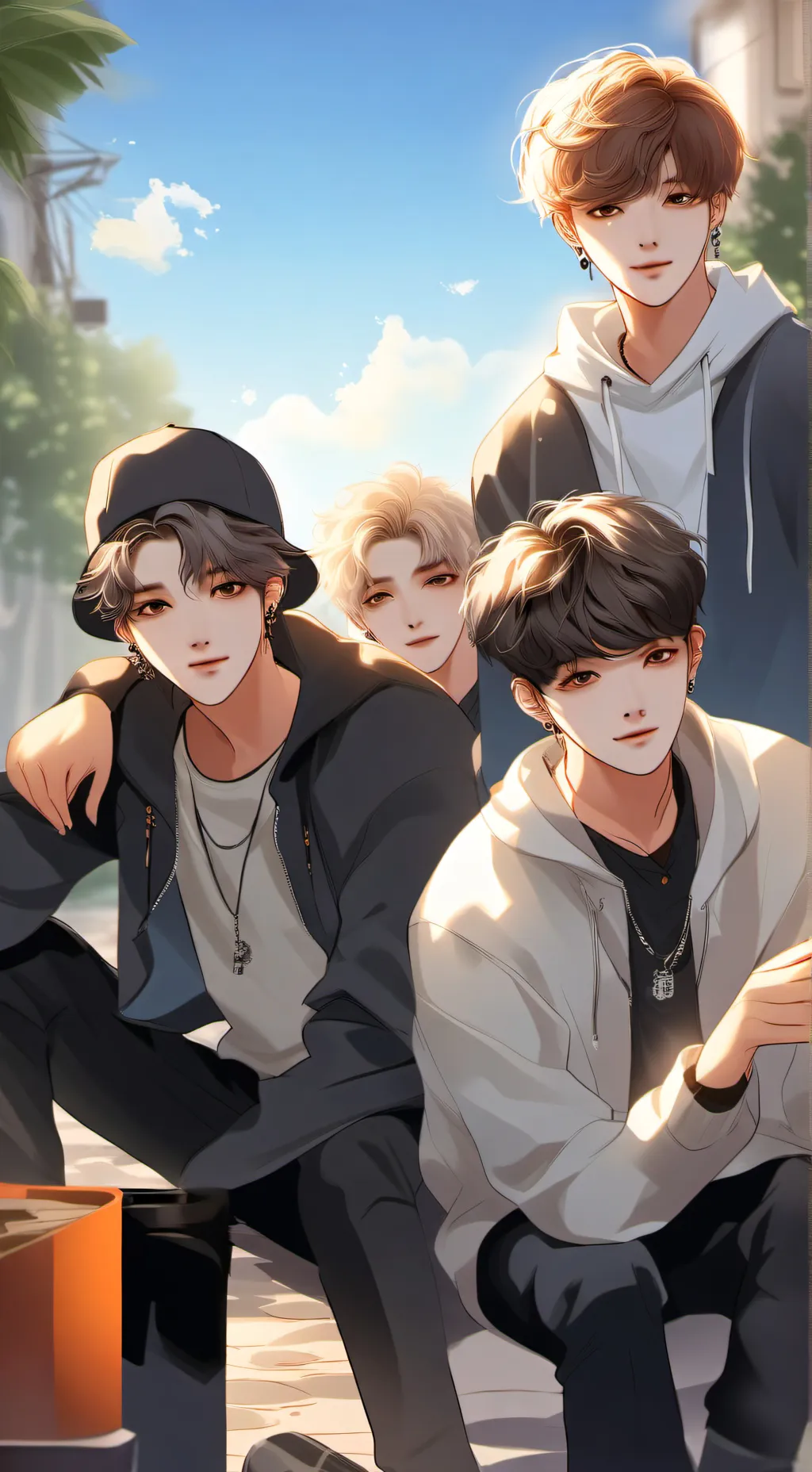 ai character: Skz  background