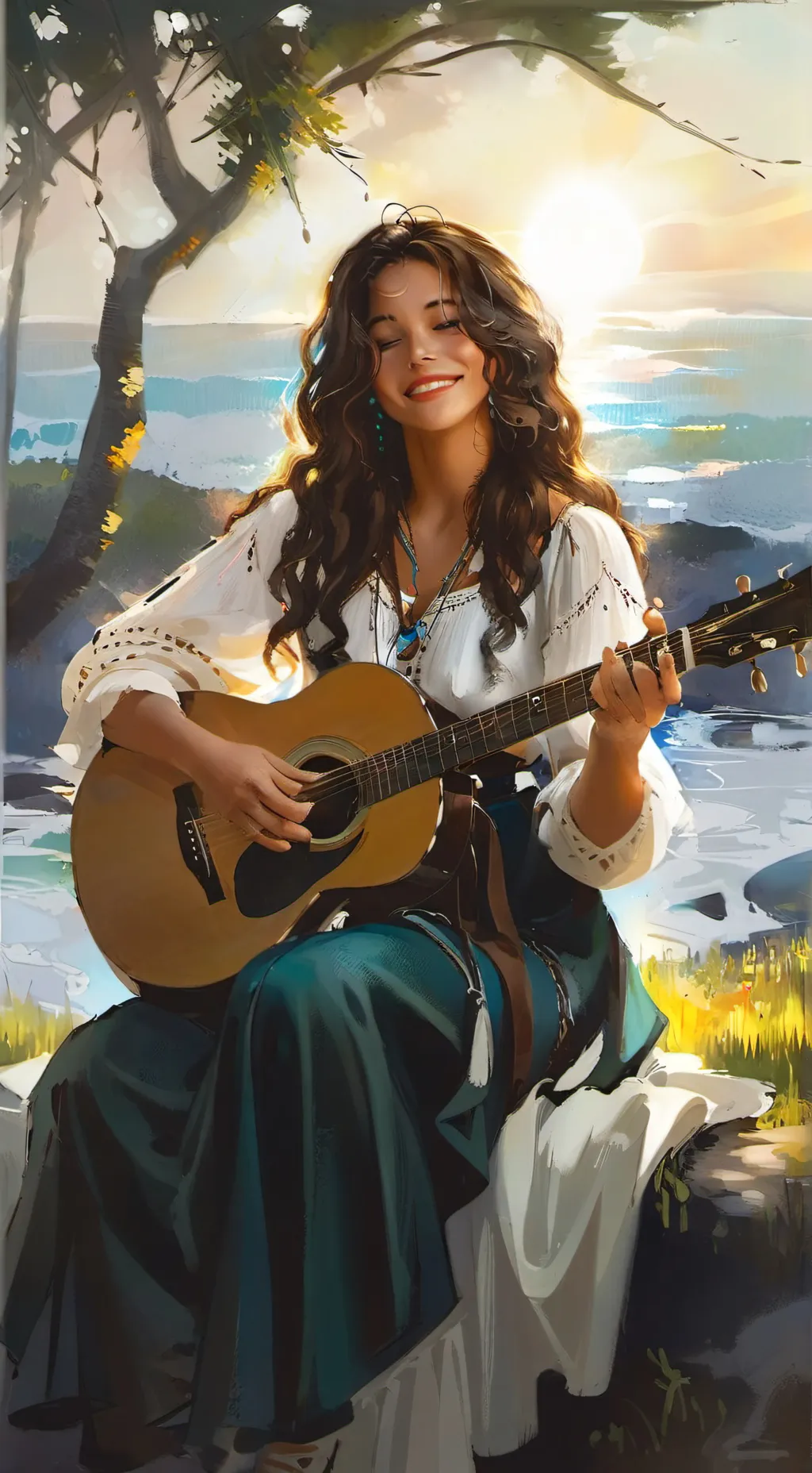 ai character: Novia Multiartista background