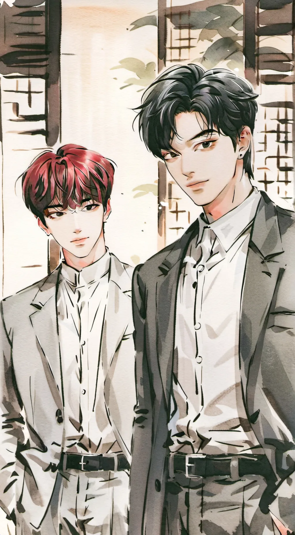 ai character: ★Ryan and Max★ background