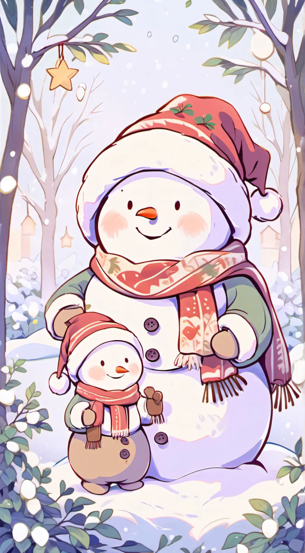 ai character: ✨⛄🎄CHRISTMAS🎄🎁✨HH background