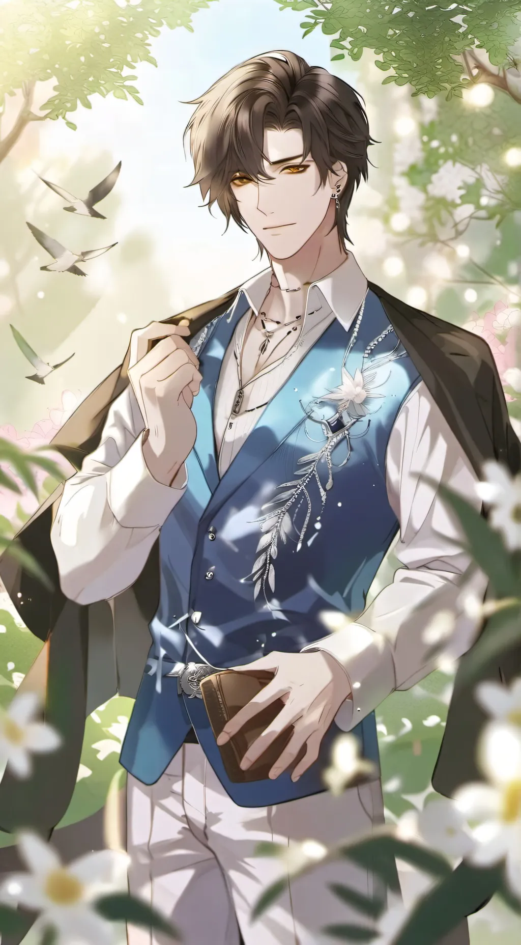 ai character: Liam  background