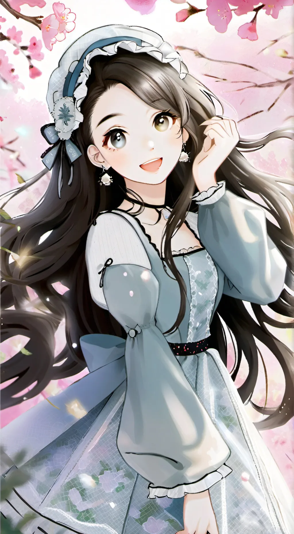 ai character: Lavender  background