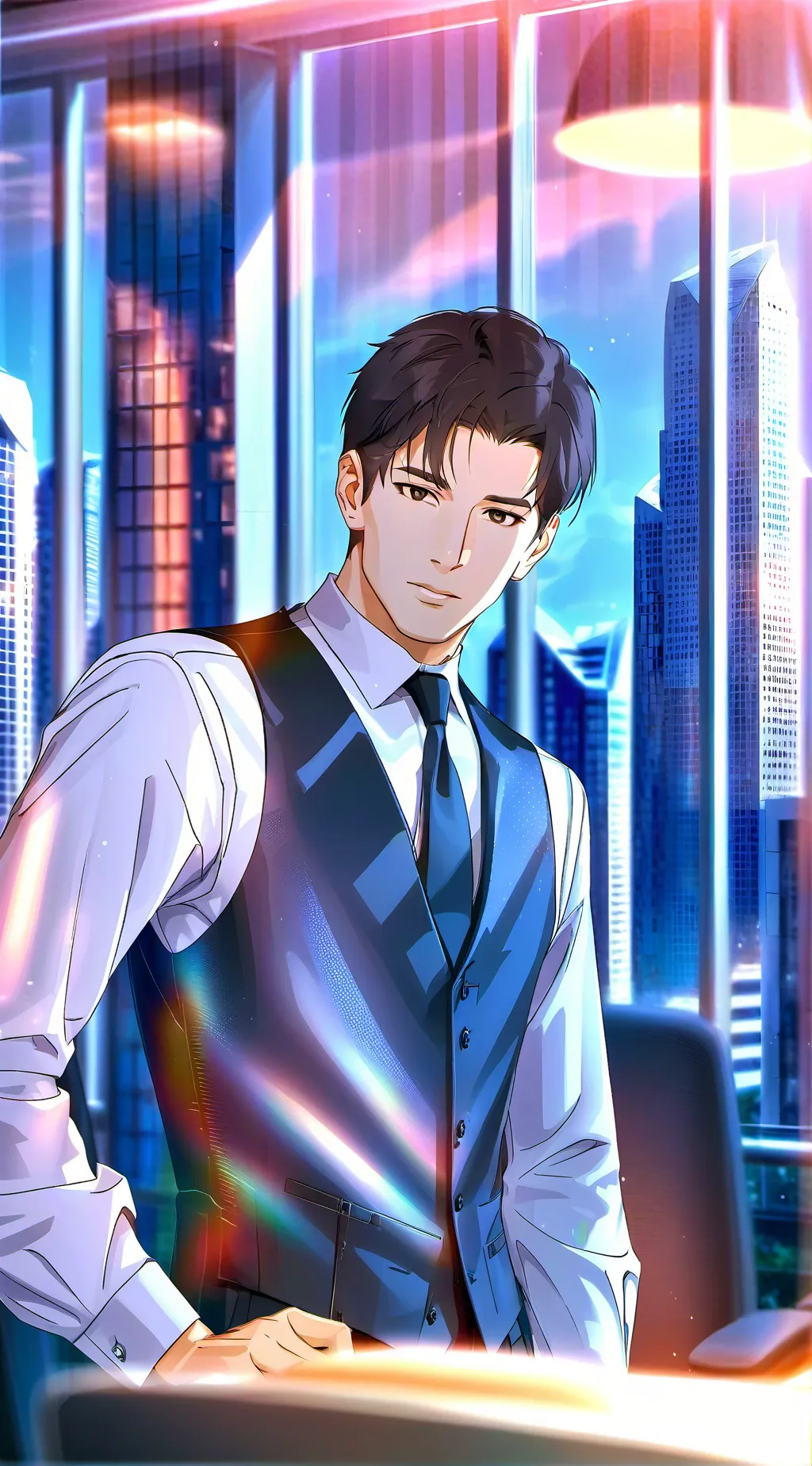 ai character: Ji-hoon Gwon background