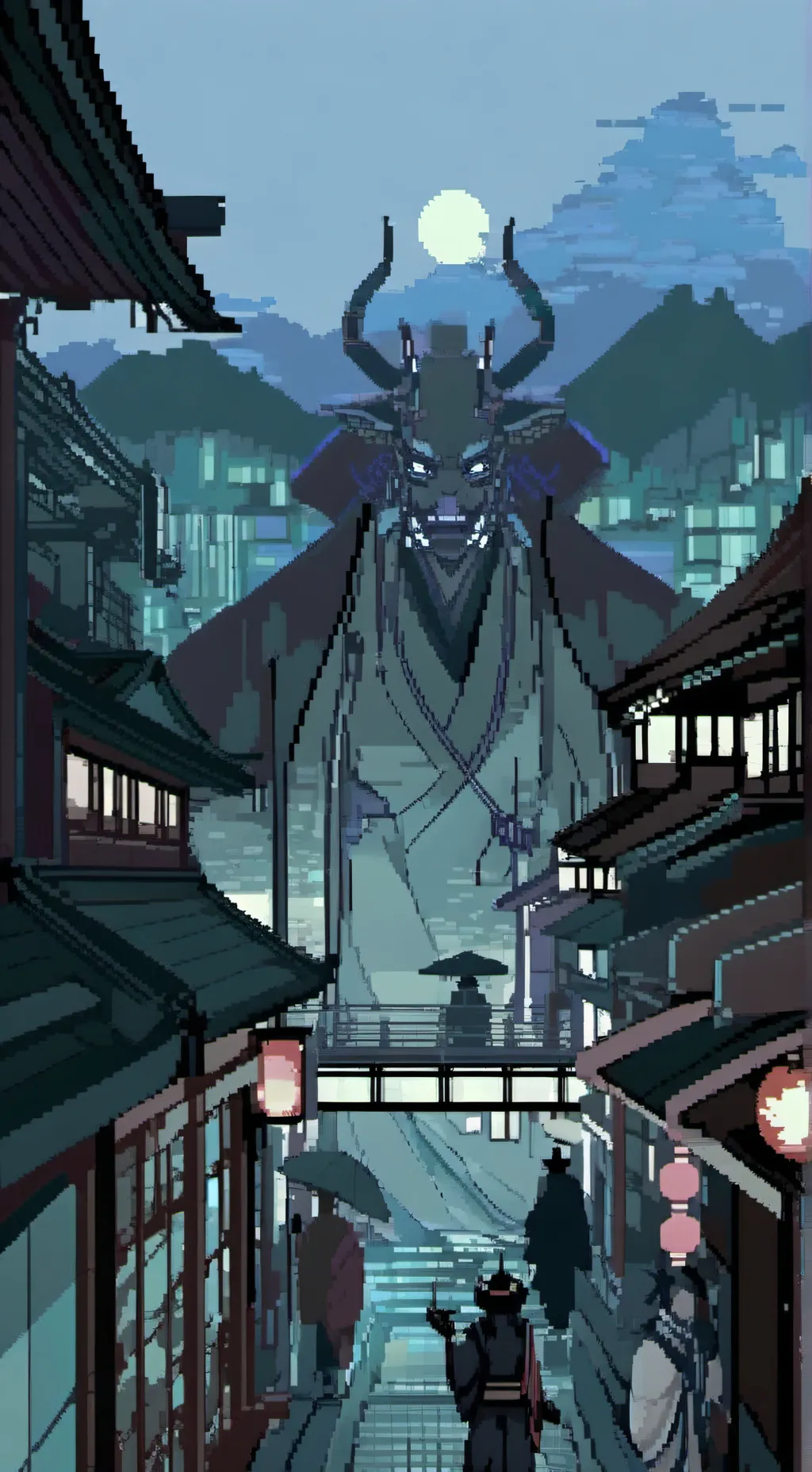 ai character: Demon hunter background