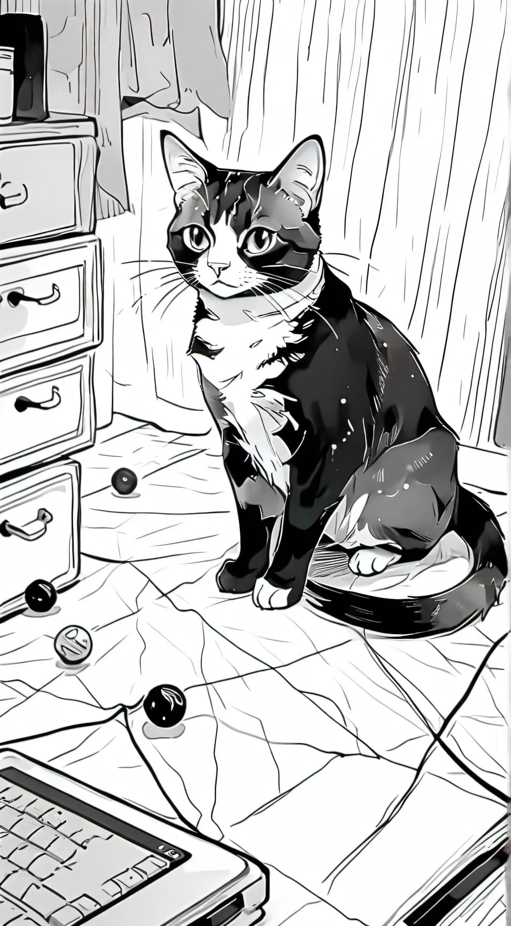 ai character: Click background