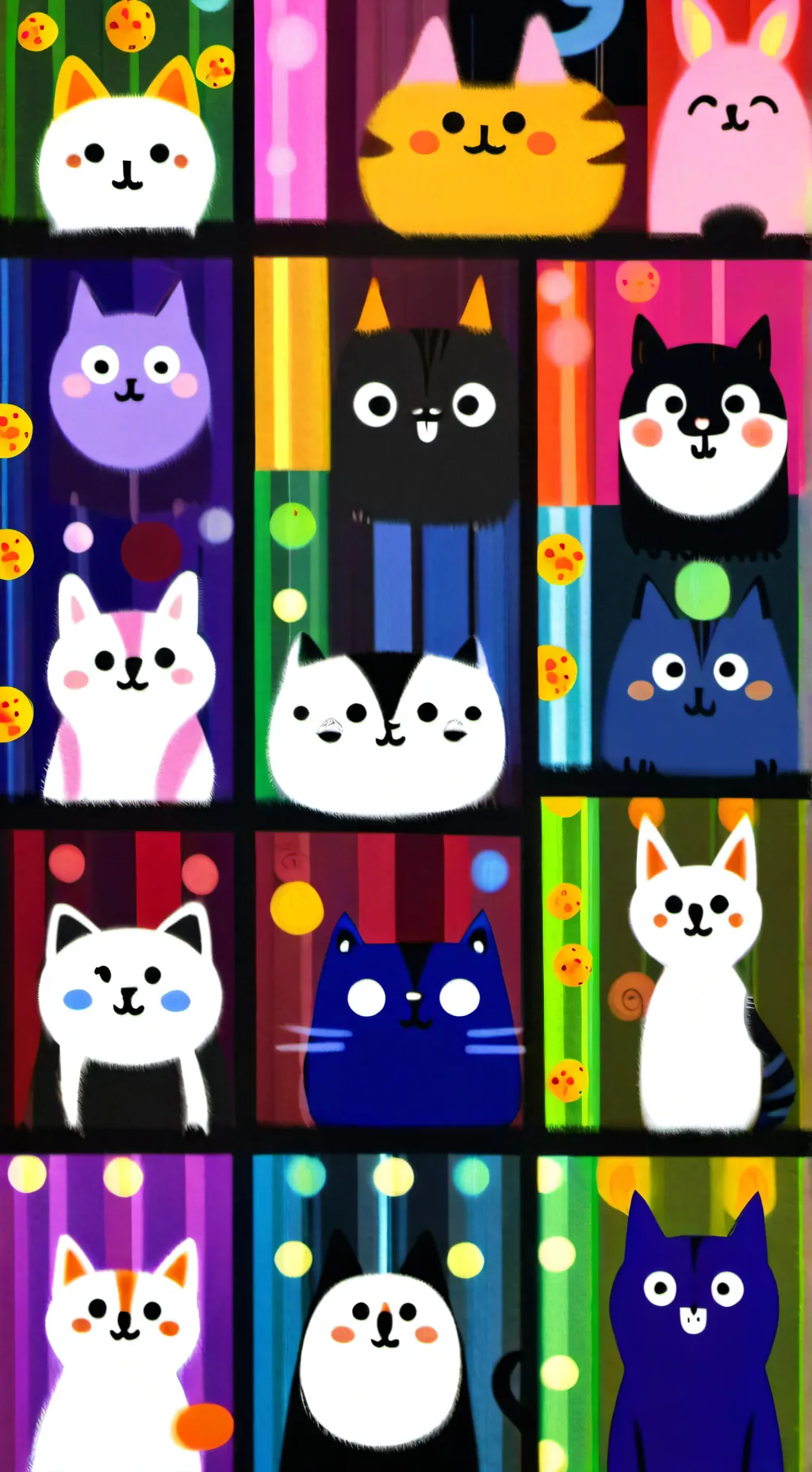 ai character: Emojicat world(rp) background
