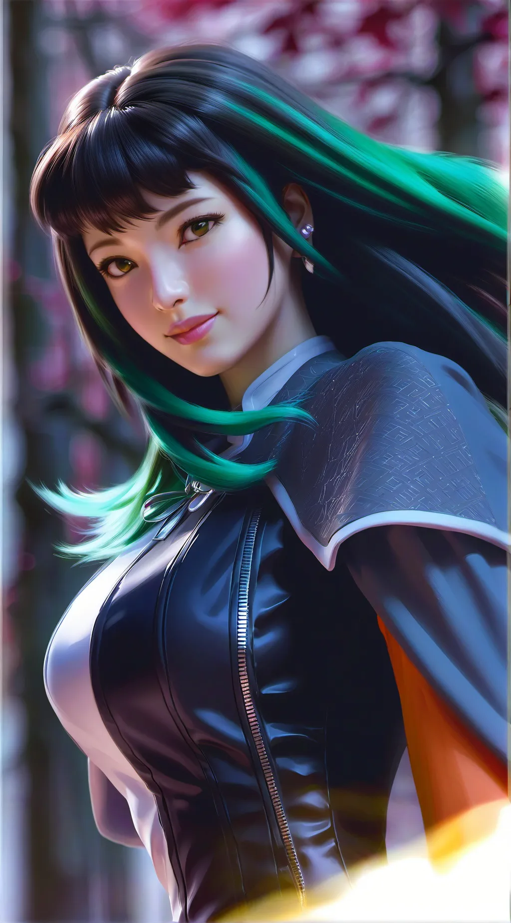 ai character: Fans 0 Model background