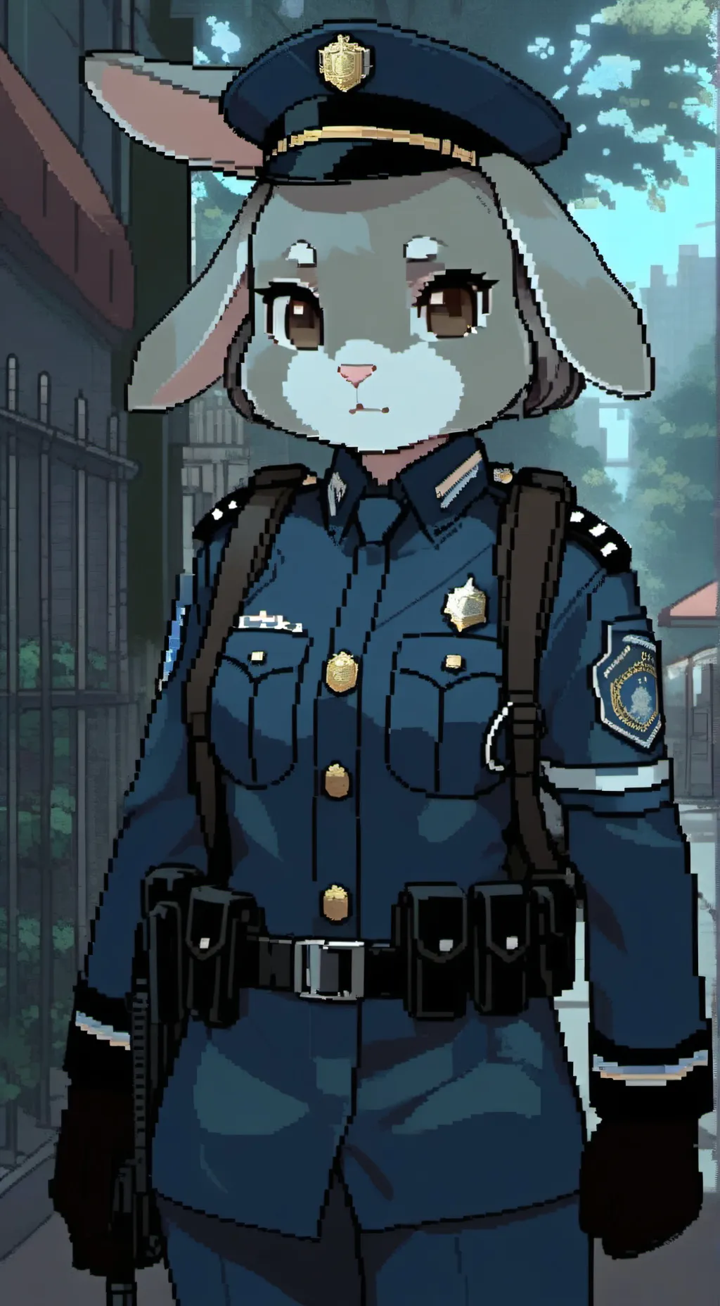 ai character: Reina the Bunny Po background