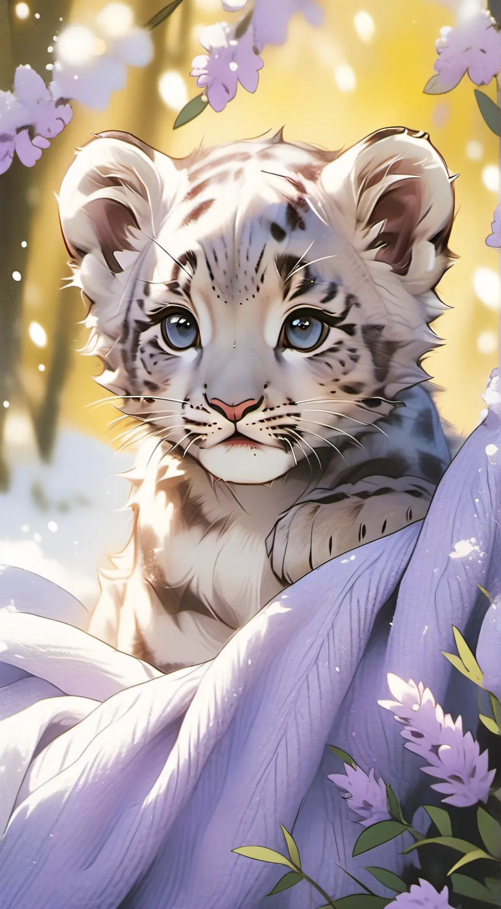 ai character: Luna background