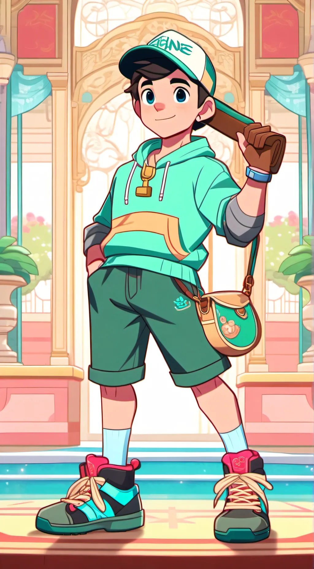 ai character: Your boyfriend  background