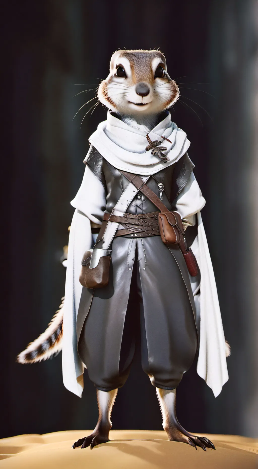 ai character: Xanthe the Xerus background