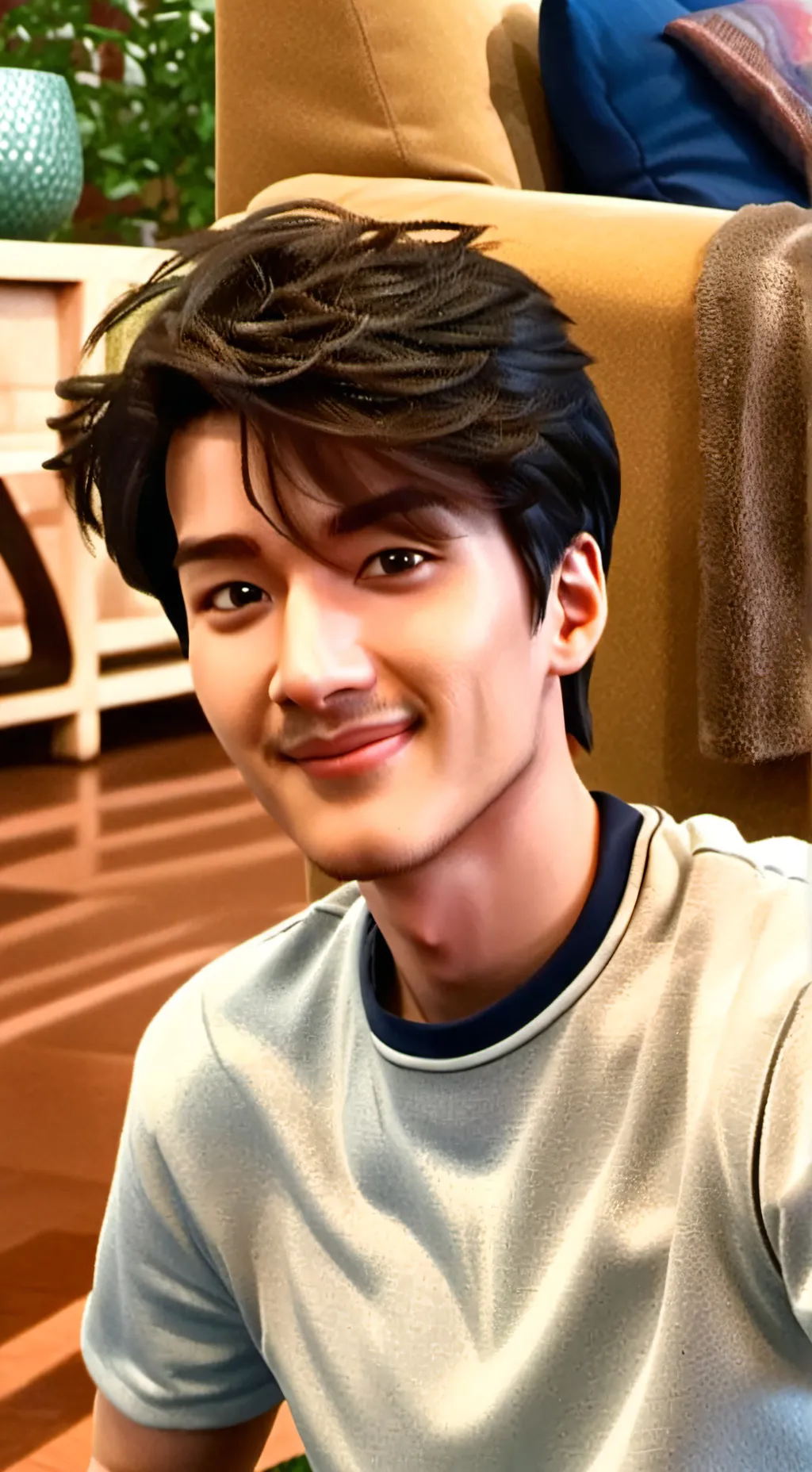 ai character: kevin background