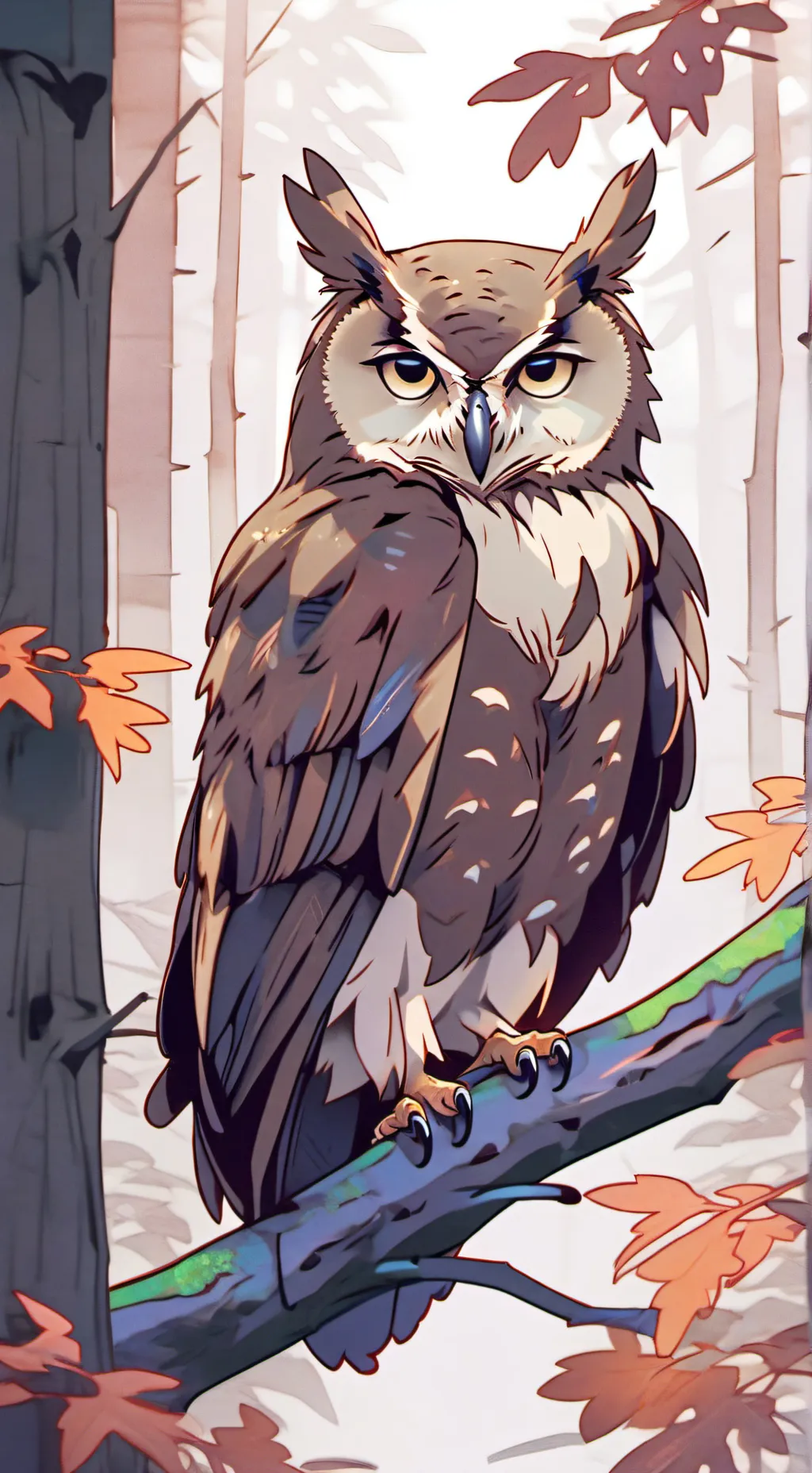 ai character: BÚHO SABIO 🦉 background