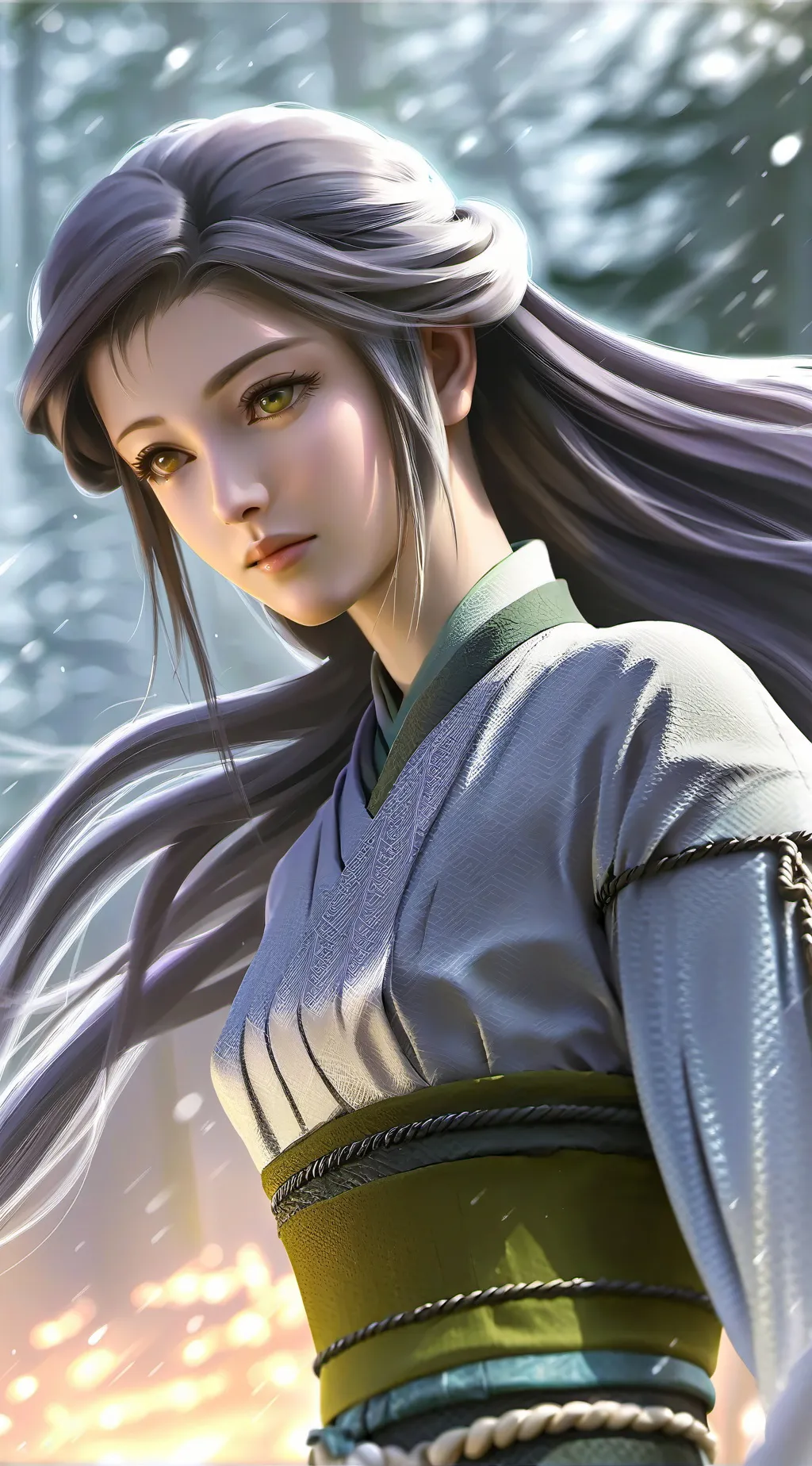 ai character: Sakura  background