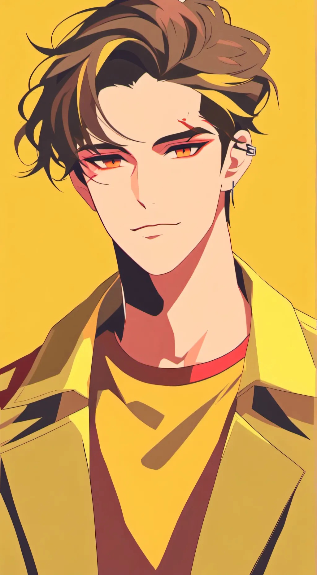 ai character: Ash  background