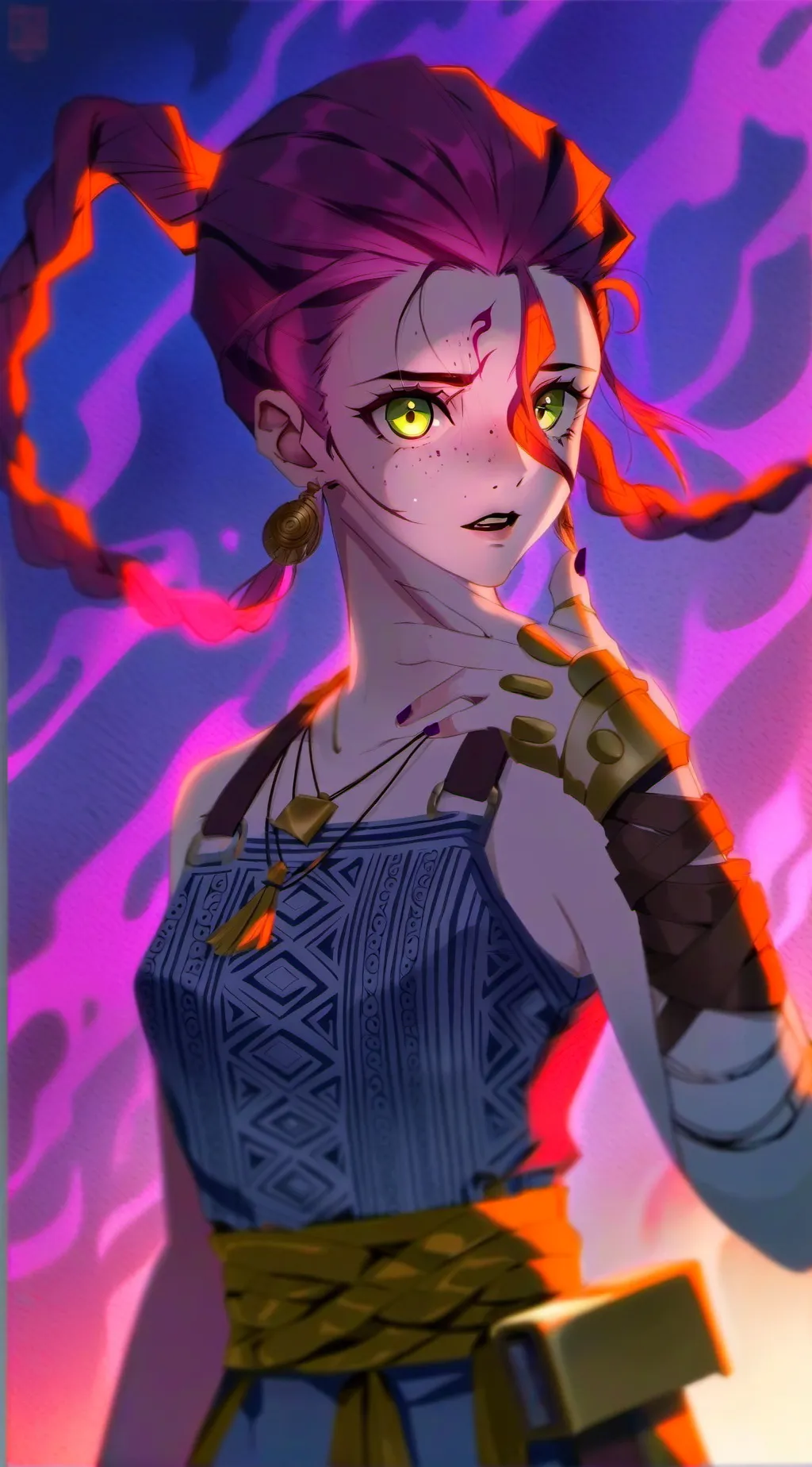 ai character: Rumi (demon) background