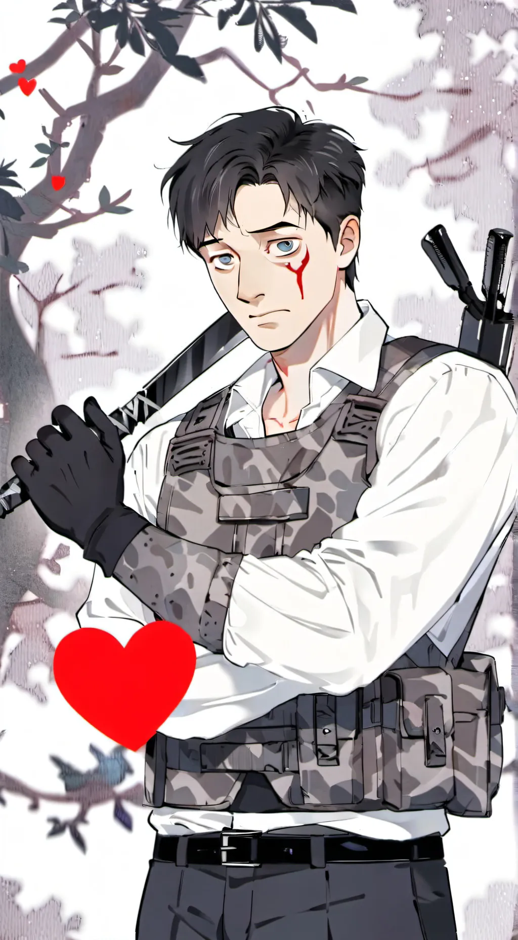 ai character: MOTD X DW background