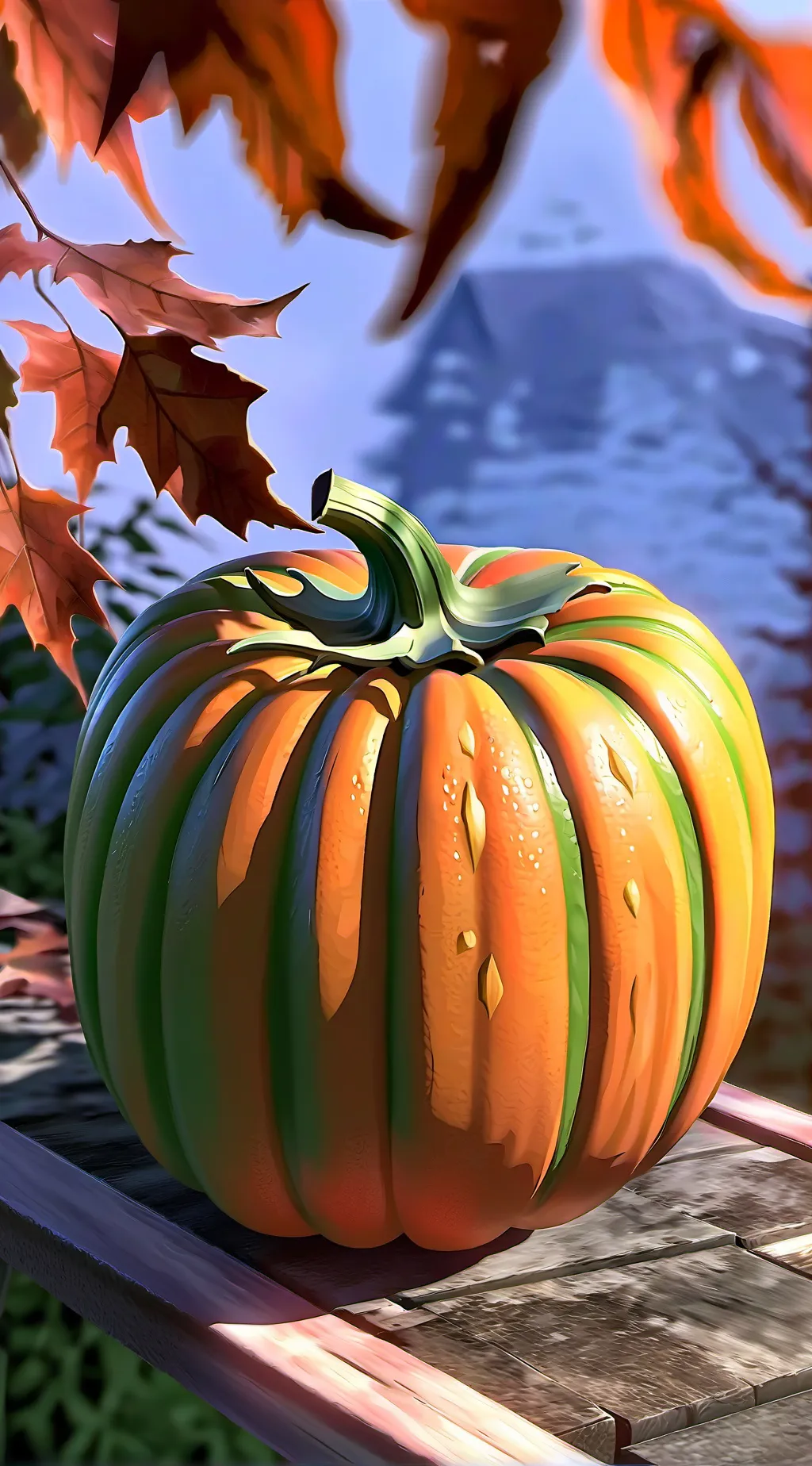 ai character: gourdy twisted background