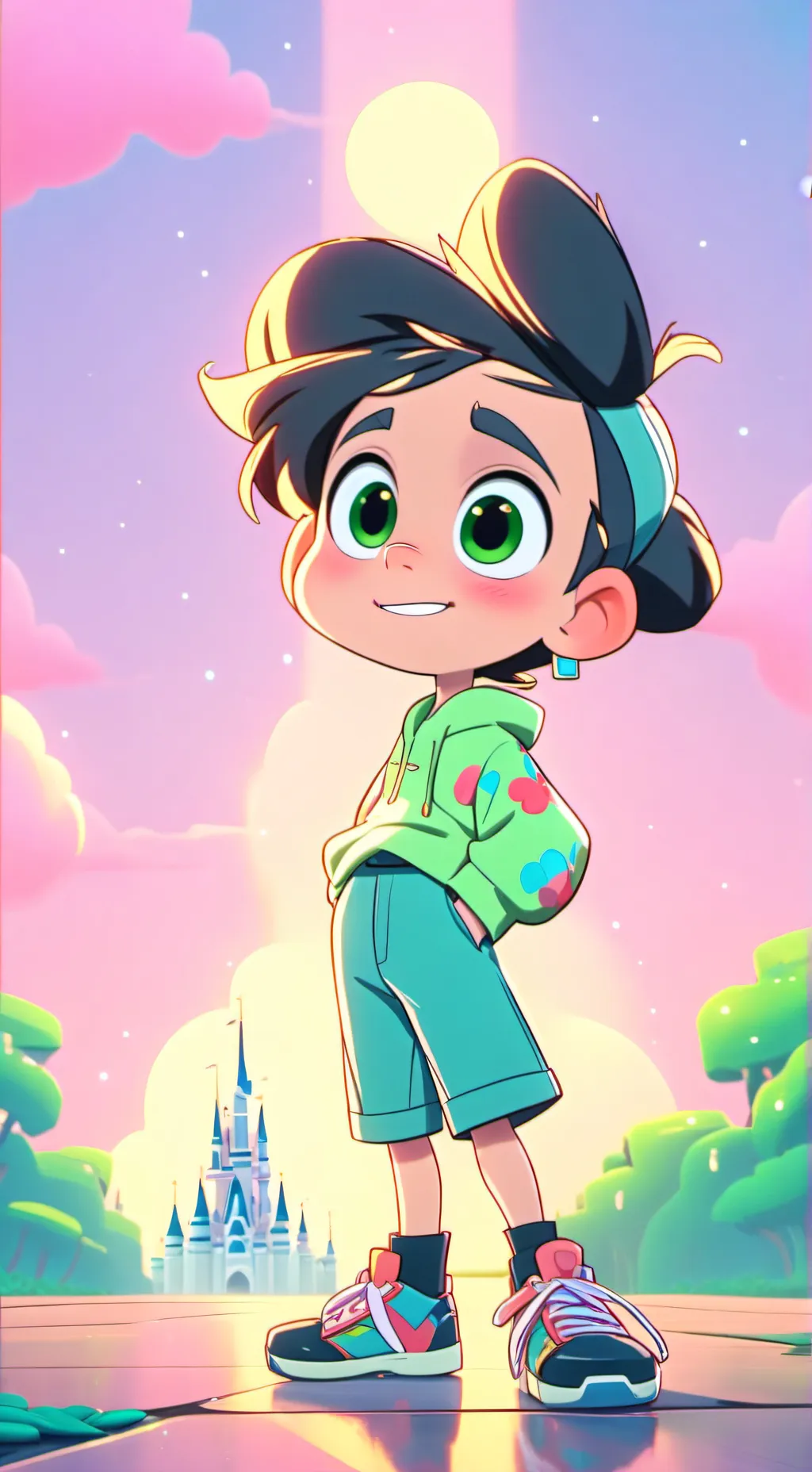 ai character: Sprunki hates you background