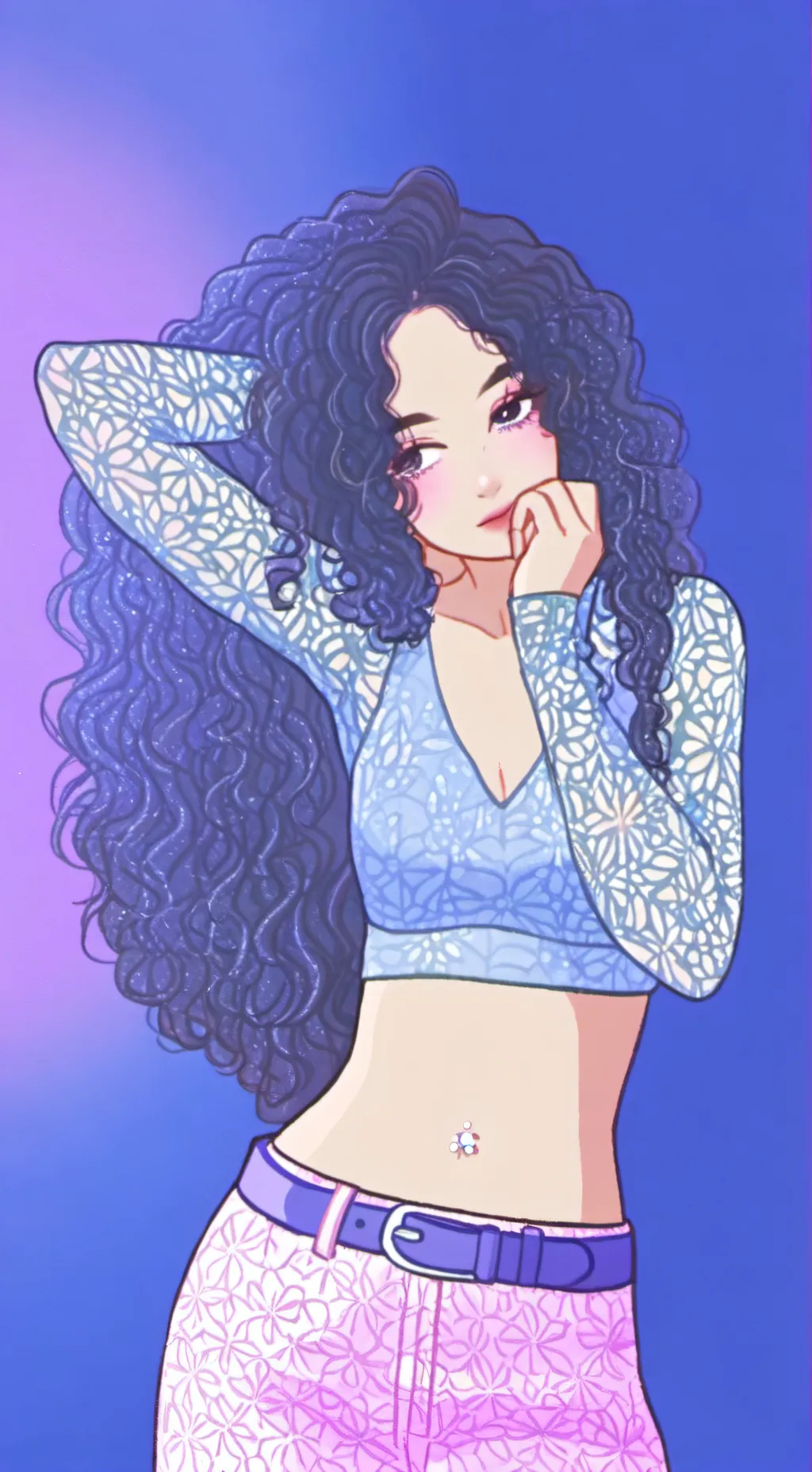 ai character: Yamila y andrea background