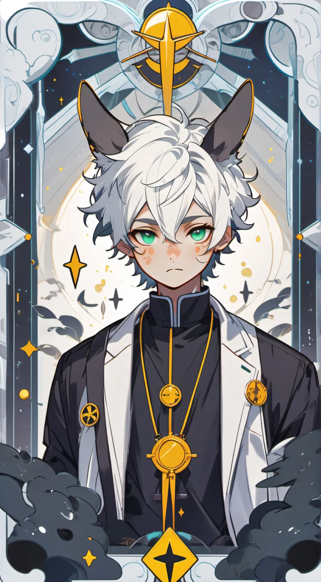 ai character: Clover background