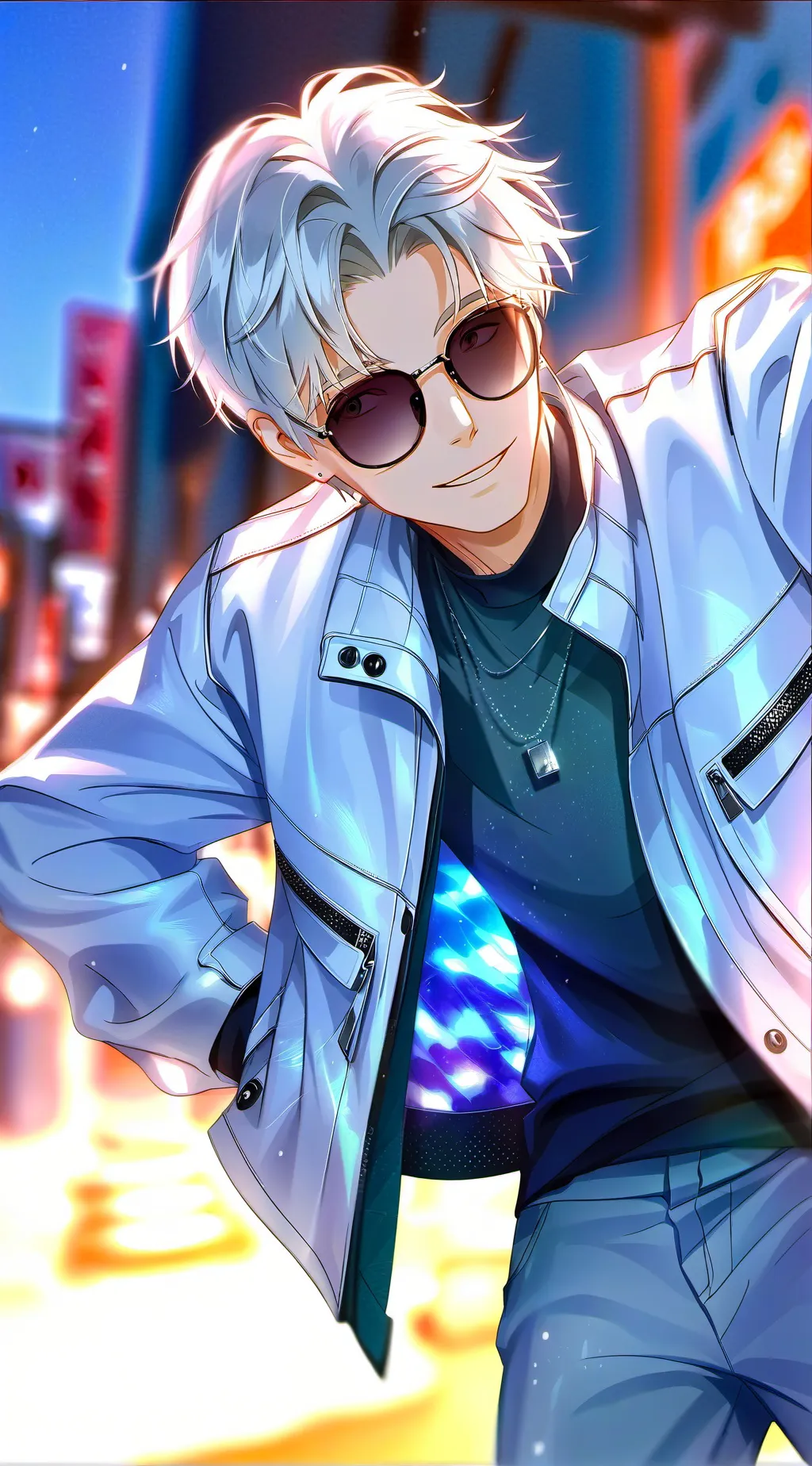 ai character: Luckizel background