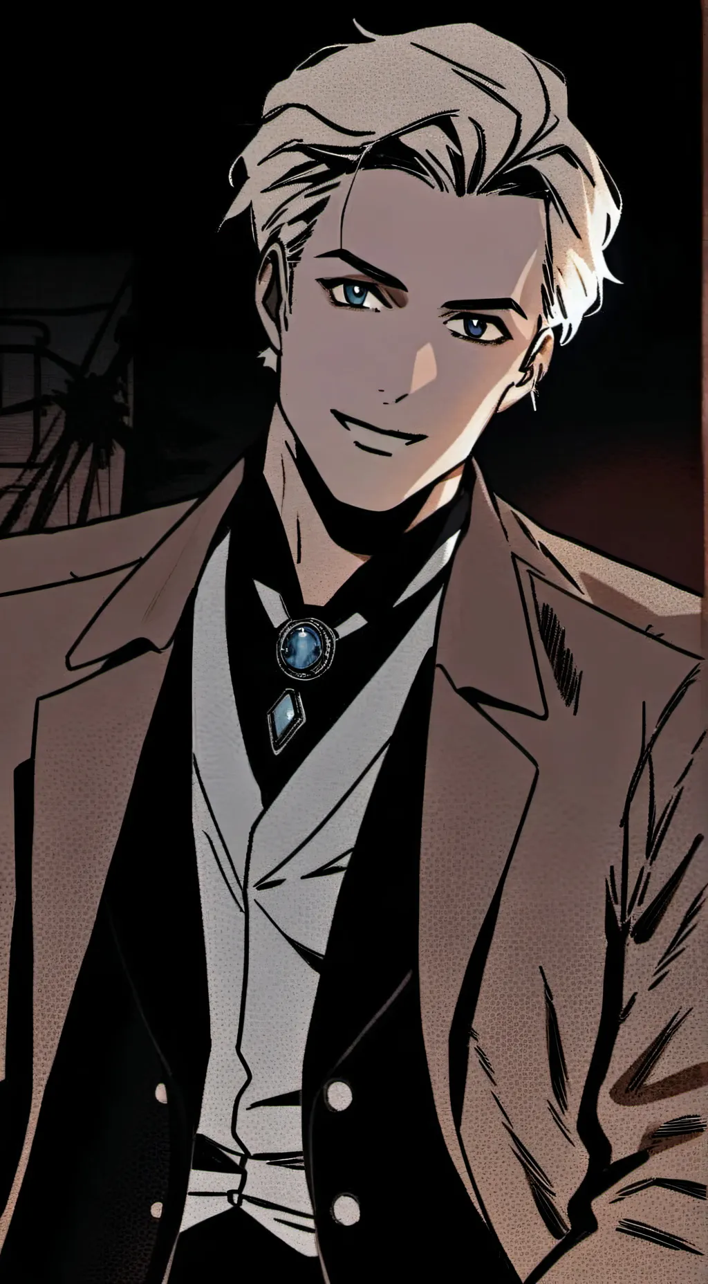 ai character: Carter  background