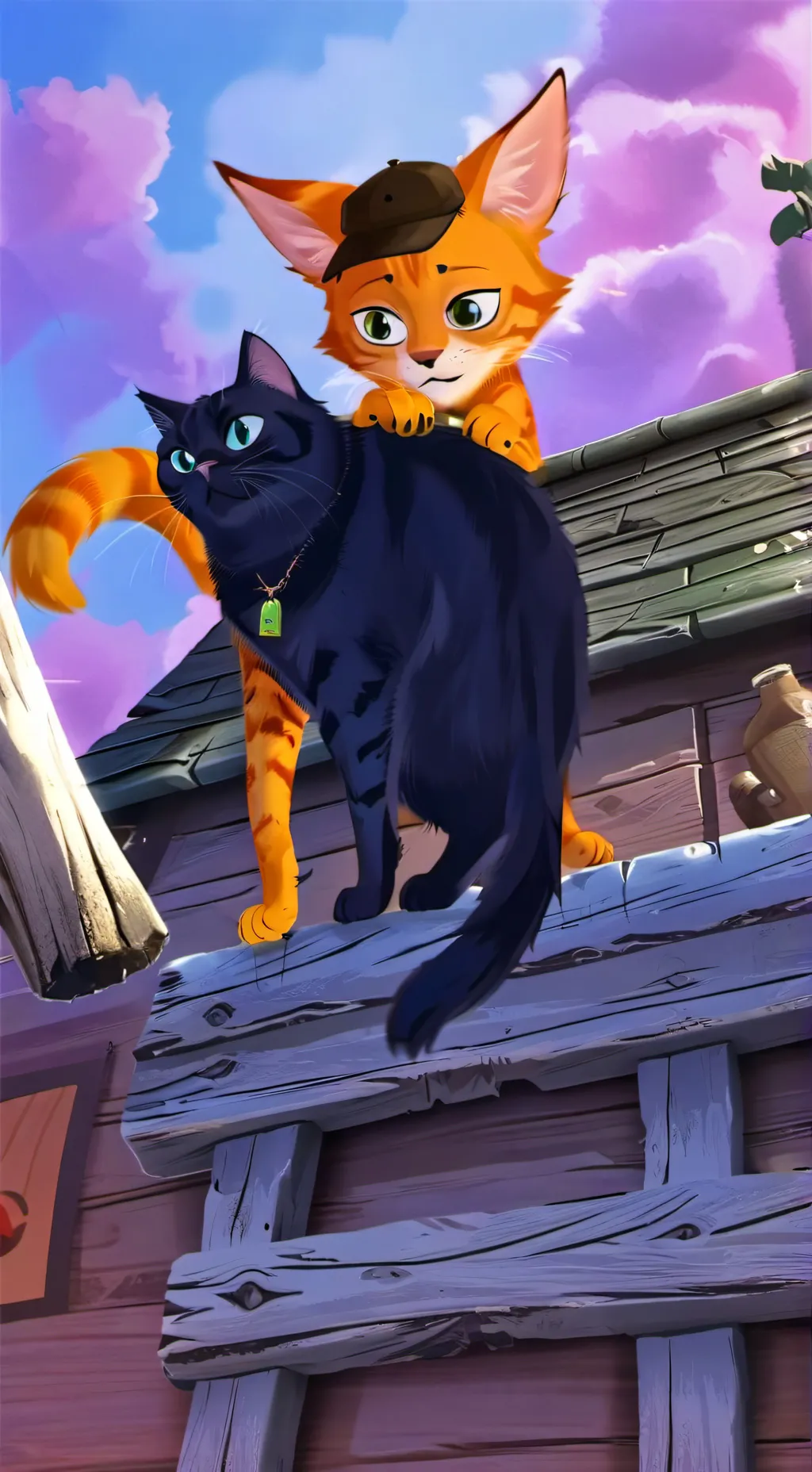 ai character: Puss in boots 2 background