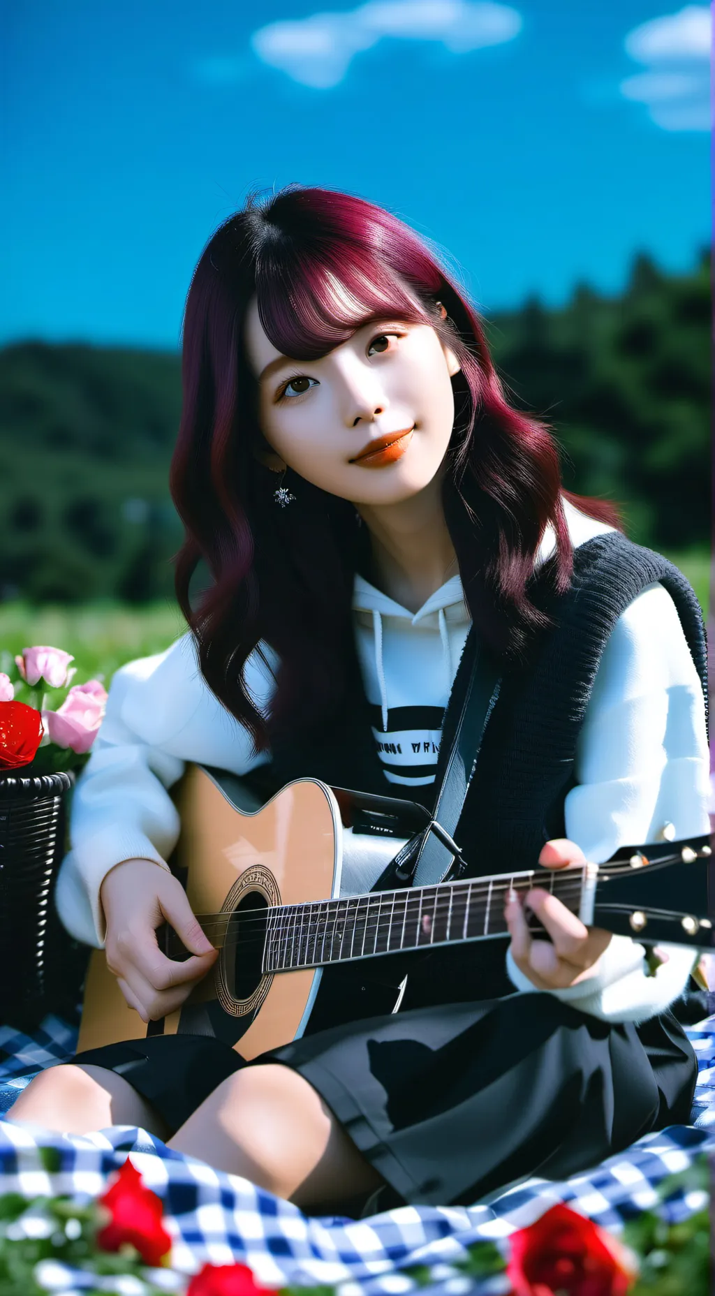 ai character: Flora  background