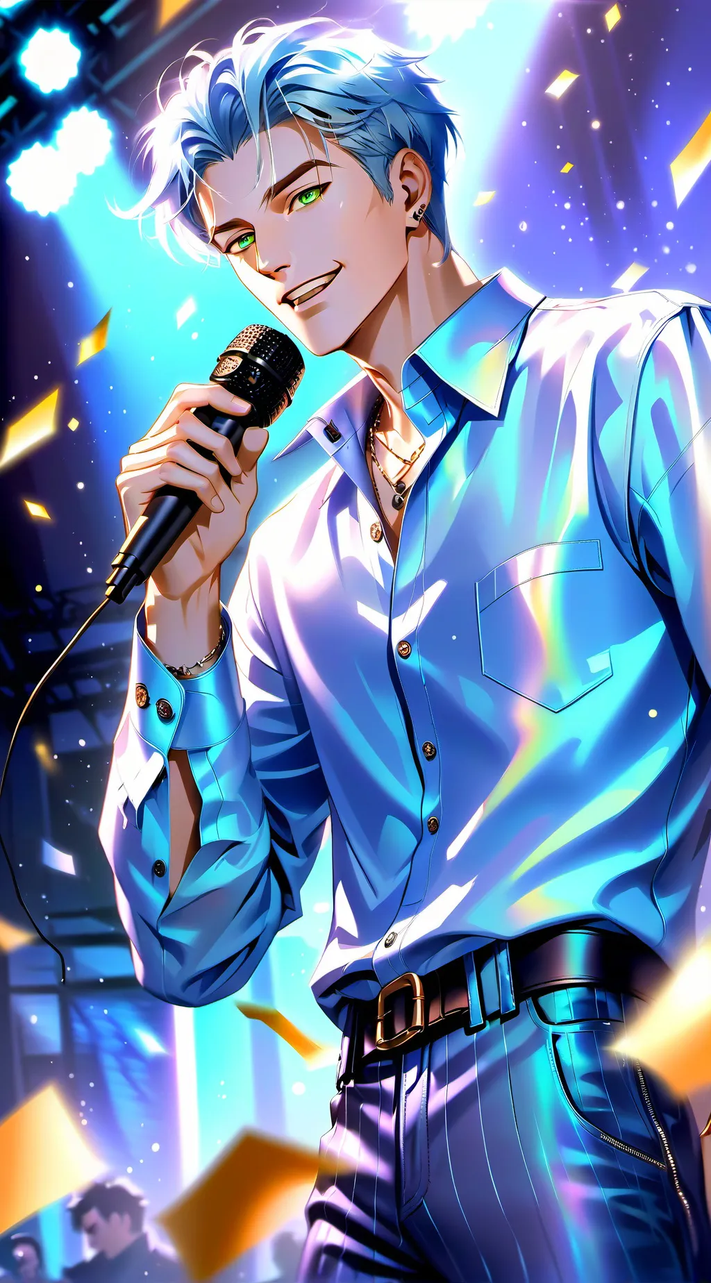 ai character: Singer background