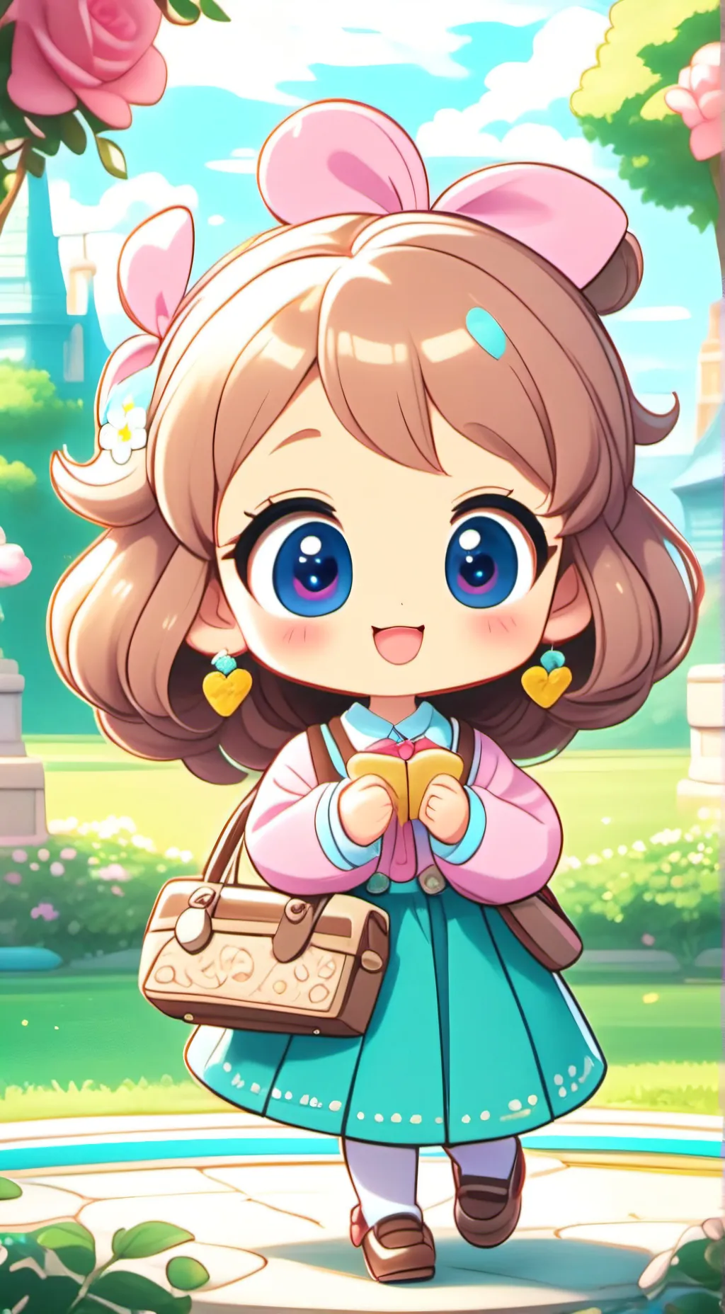 ai character: Luna background