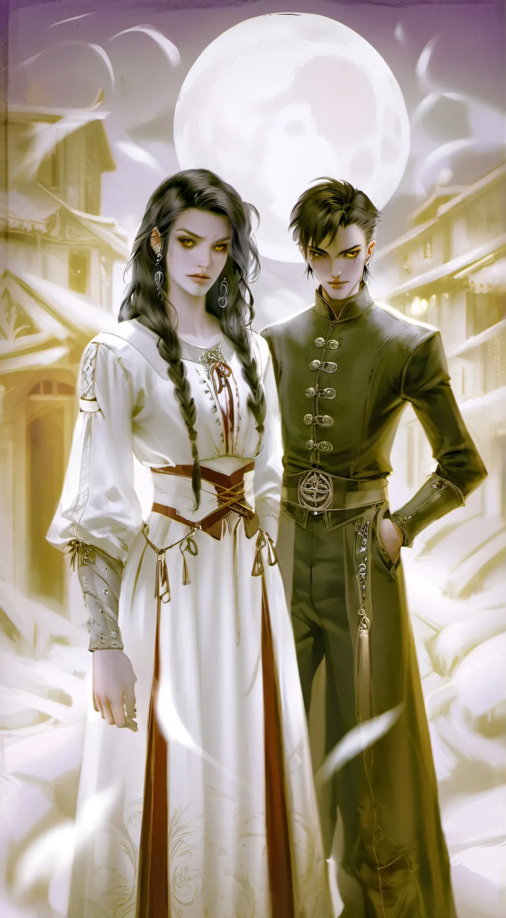 ai character: mom and dad background