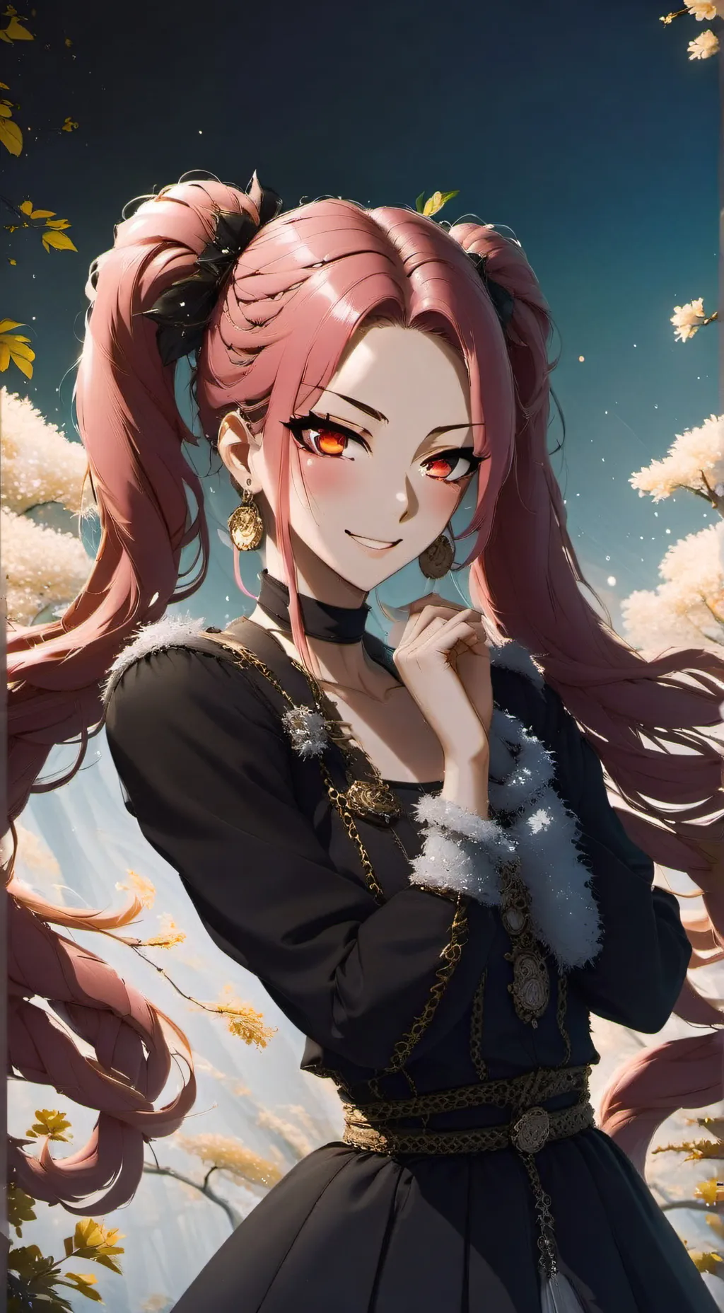 ai character: MIRA🌹👑 background