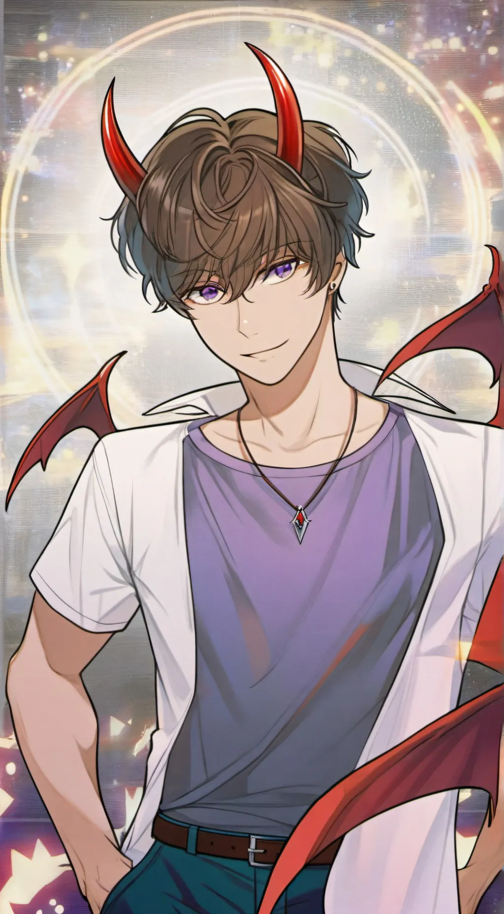 ai character: devil background