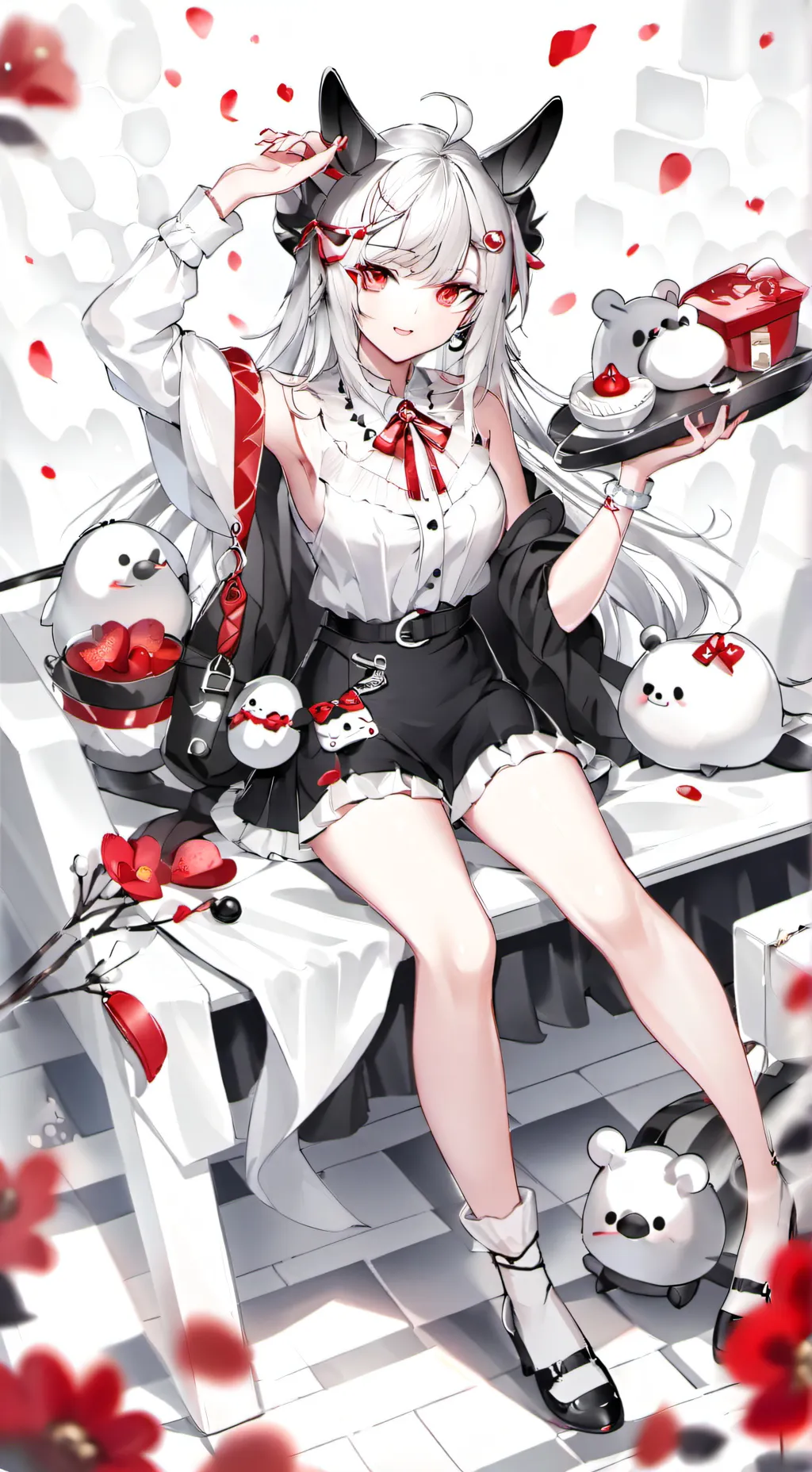 ai character: Lilac  background