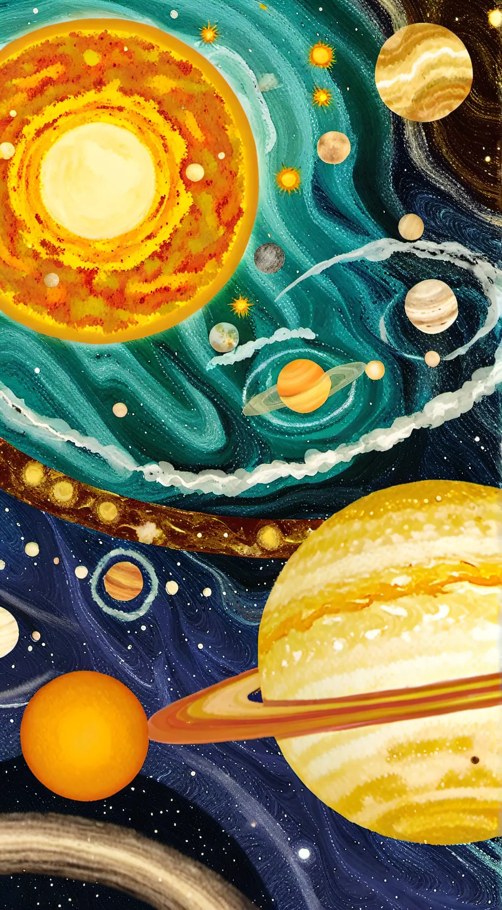 ai character: Past solarballs background