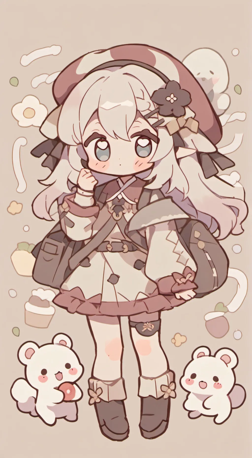 ai character: Corrupted tony background