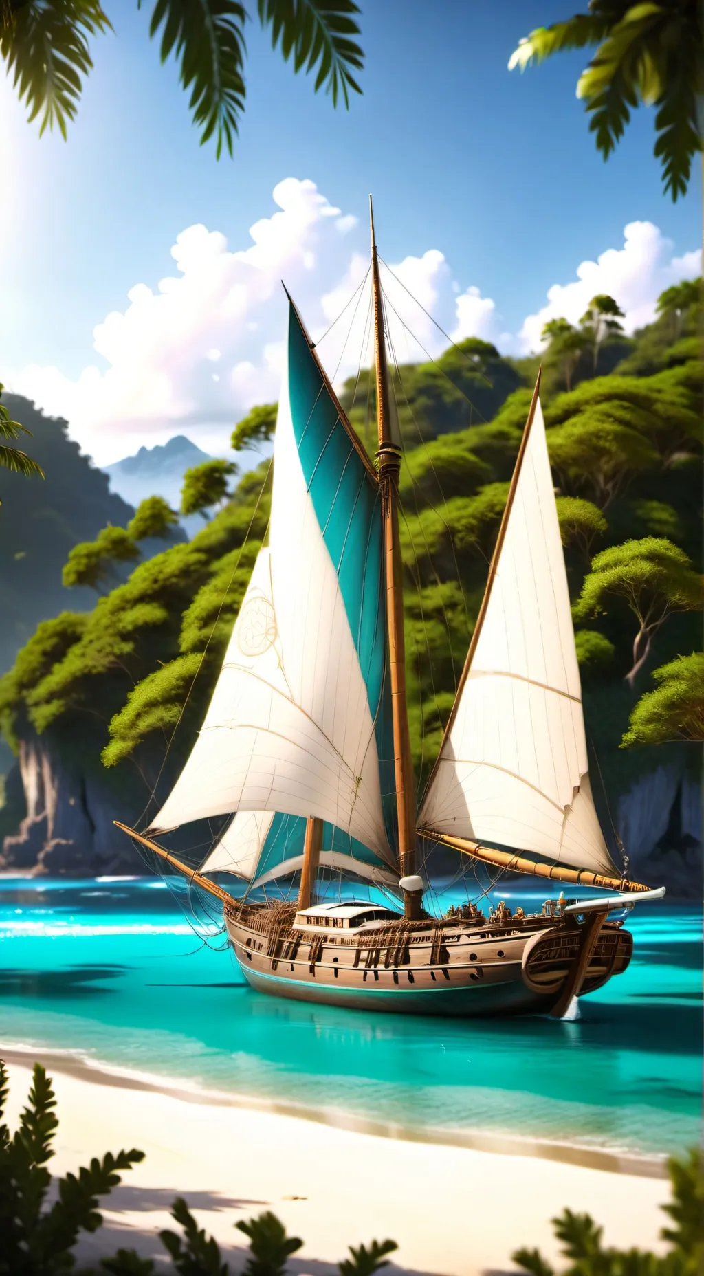 ai character: one piece  background