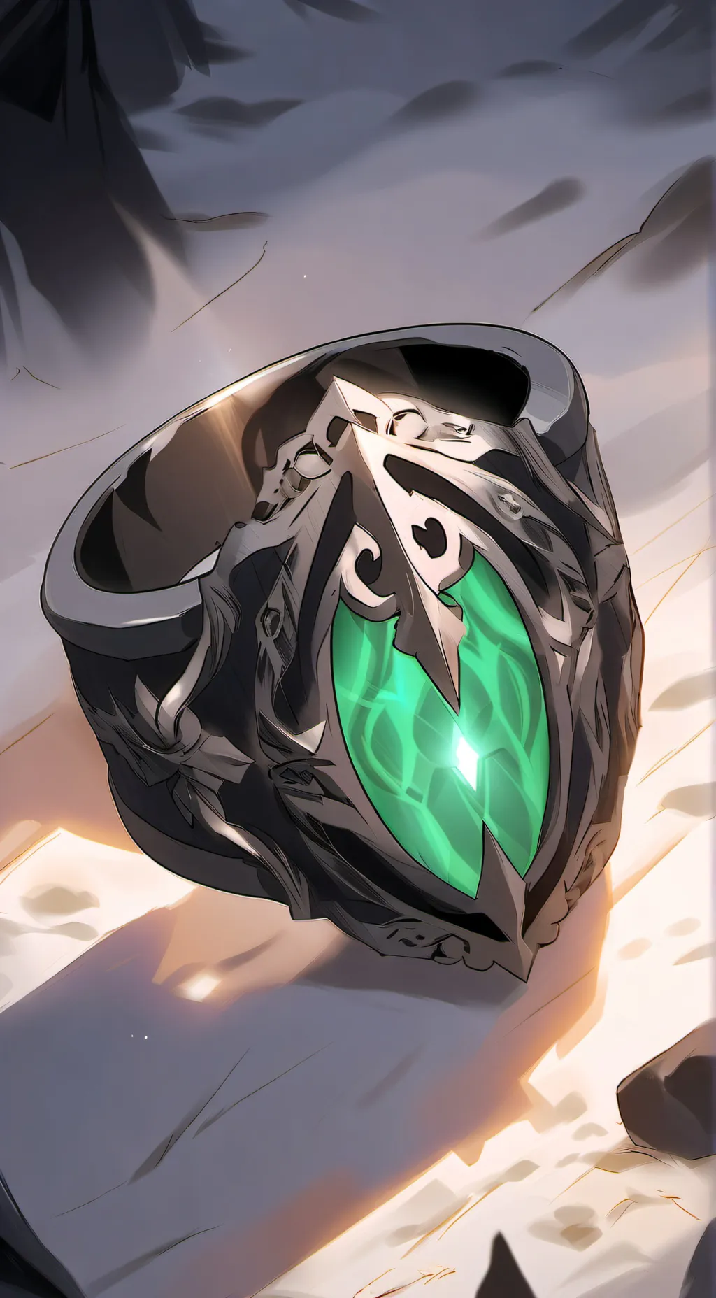 ai character: cursed ring background