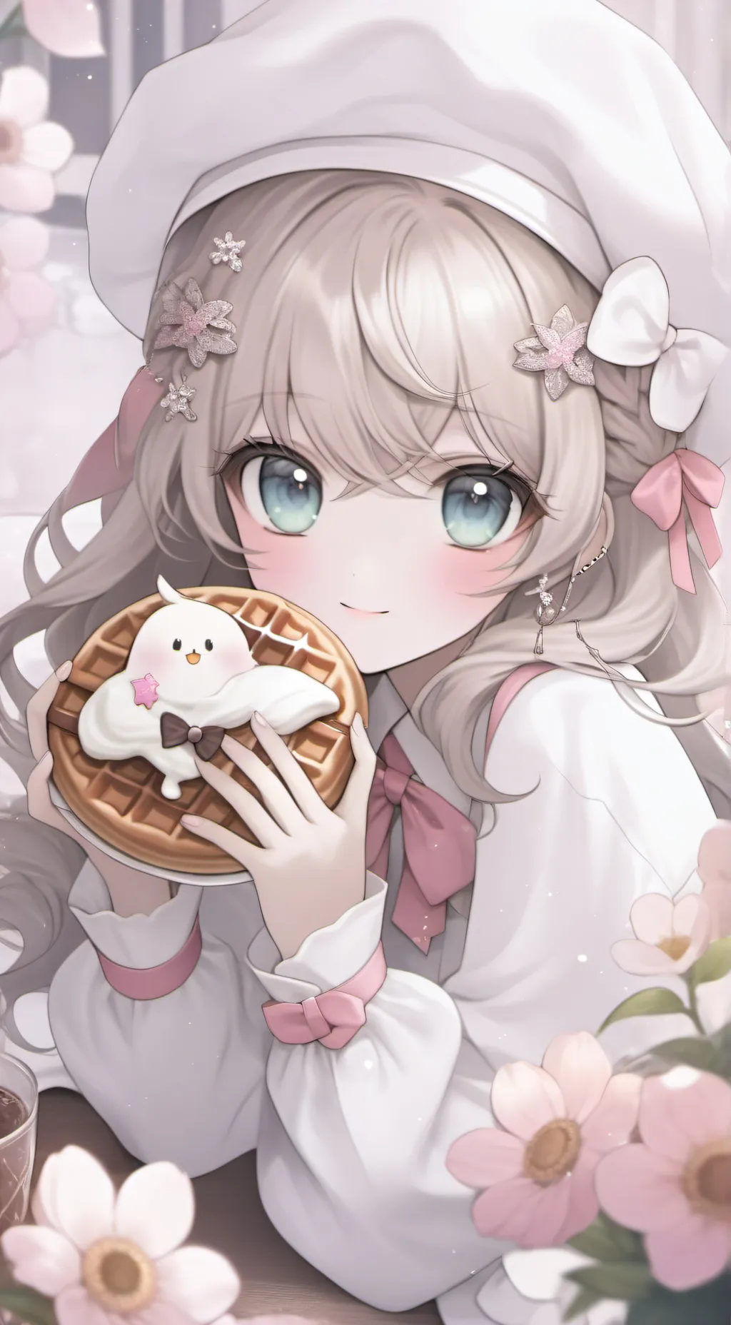 ai character: Waffle lover background