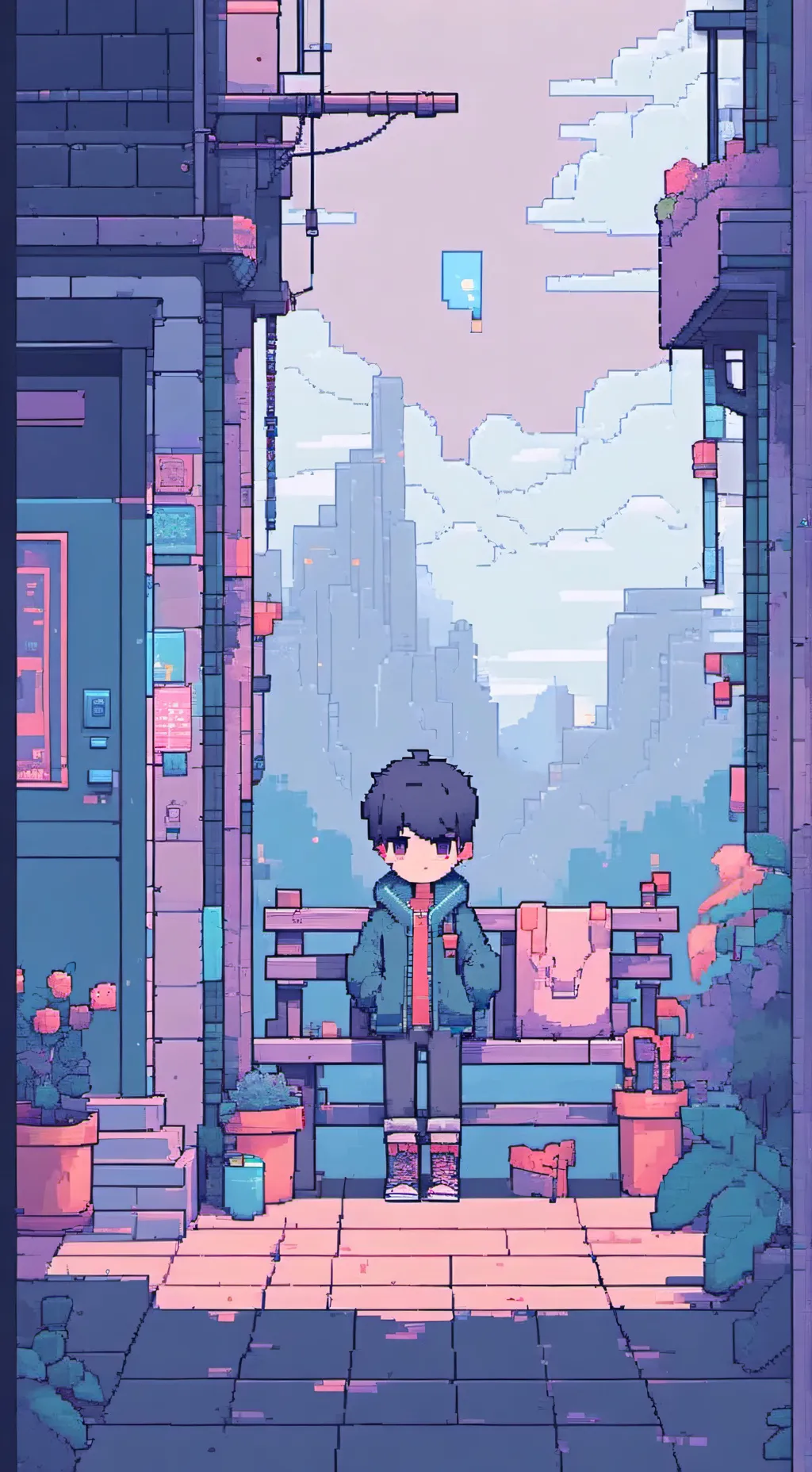 ai character: mental hospital background