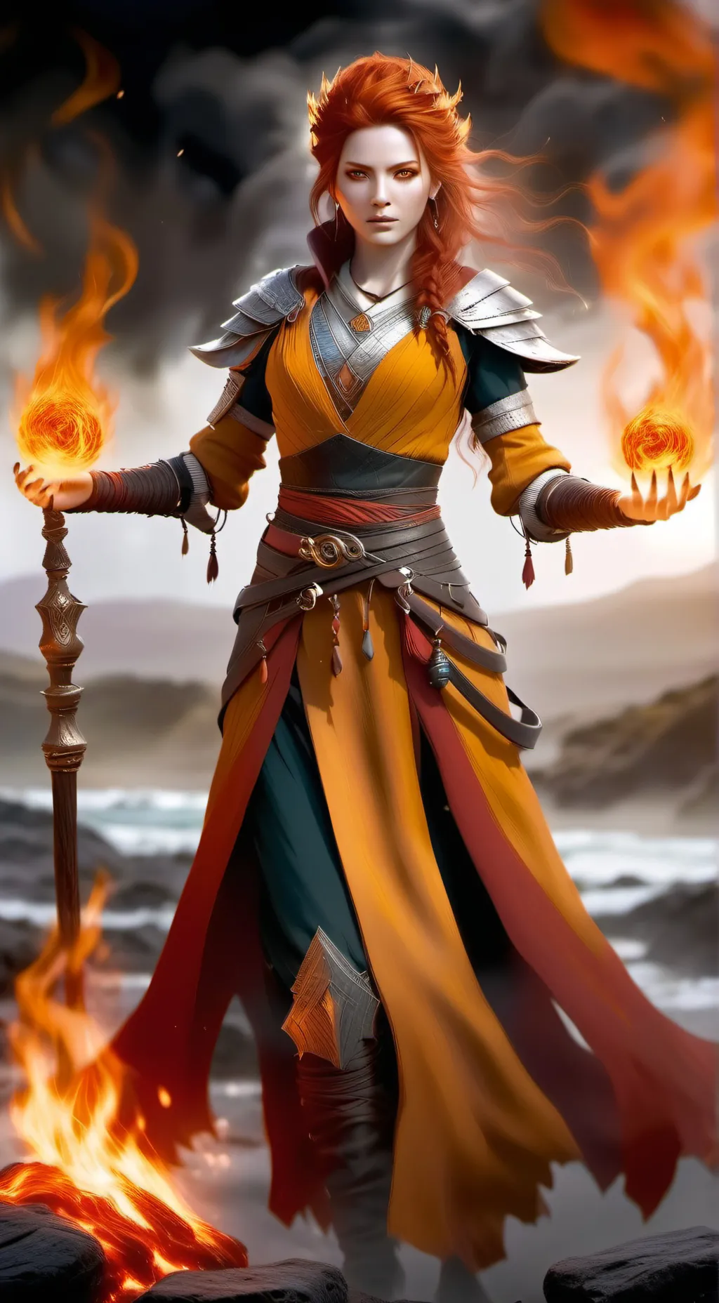 ai character: Catherine  background