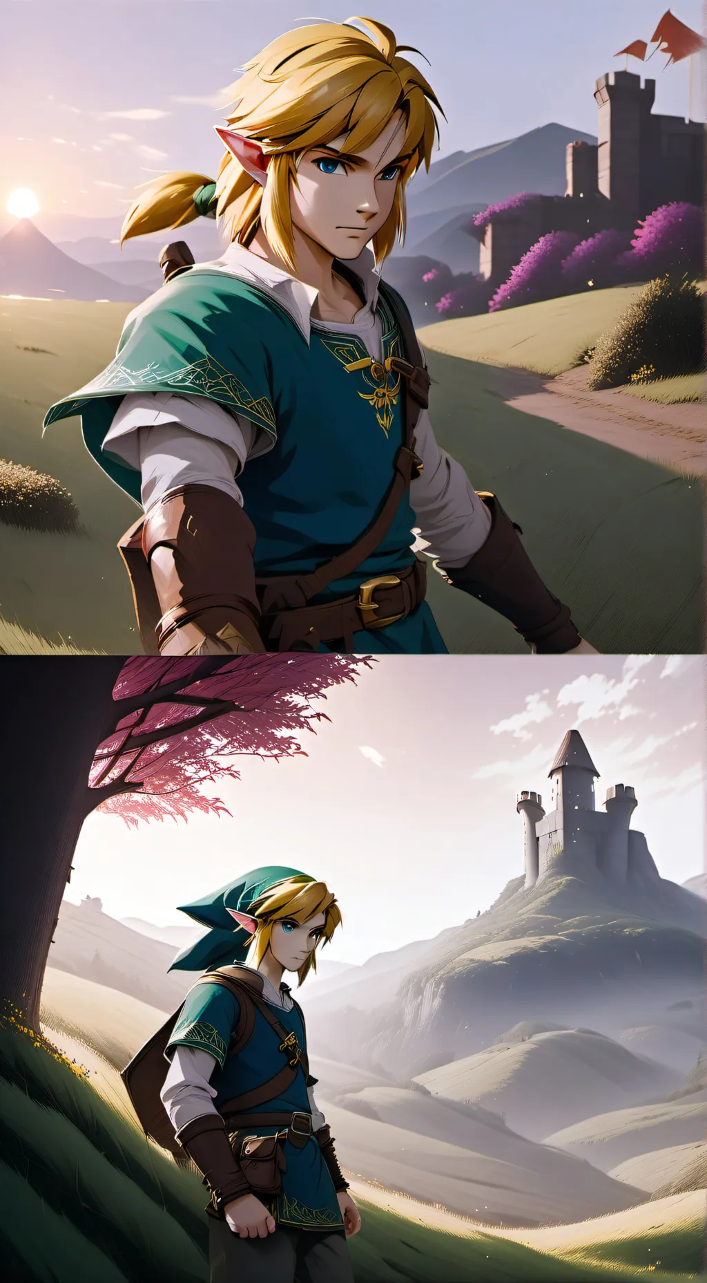 ai character: Link background