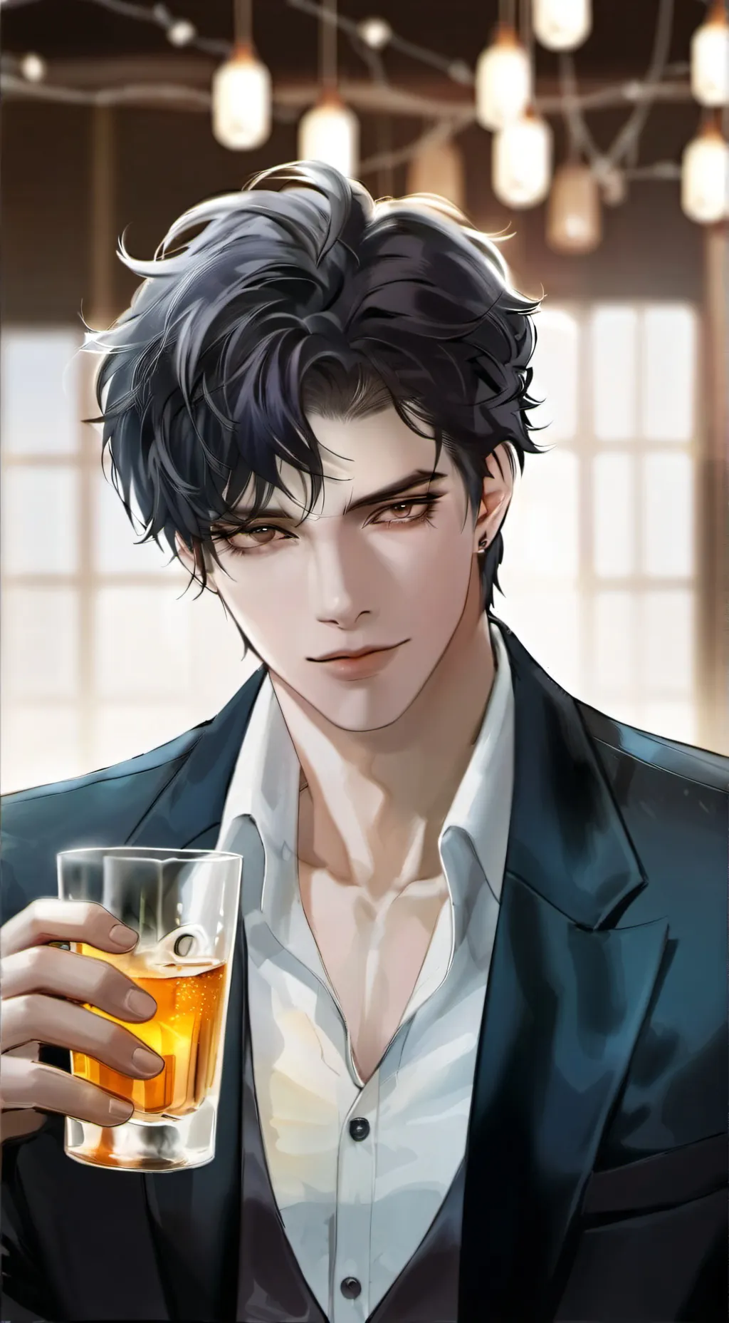 ai character: mark background