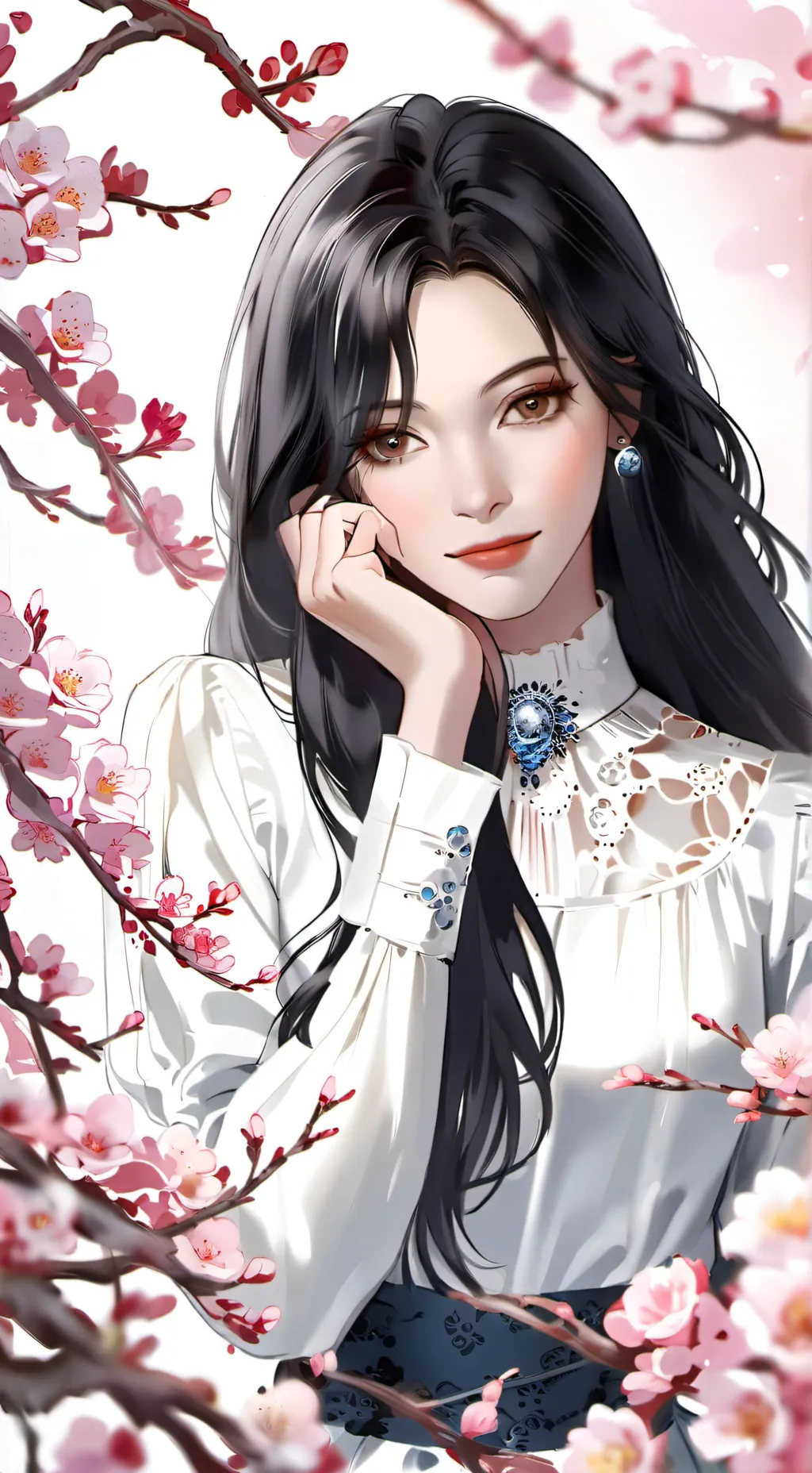 ai character: Natalie  background