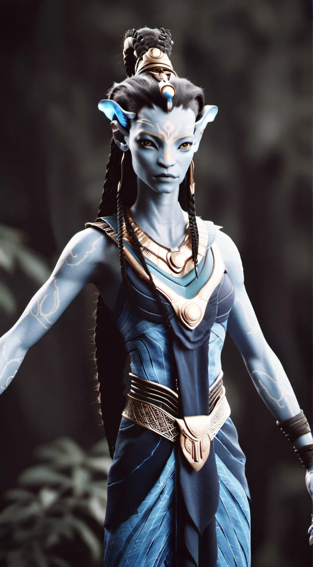 ai character: Neytiri background
