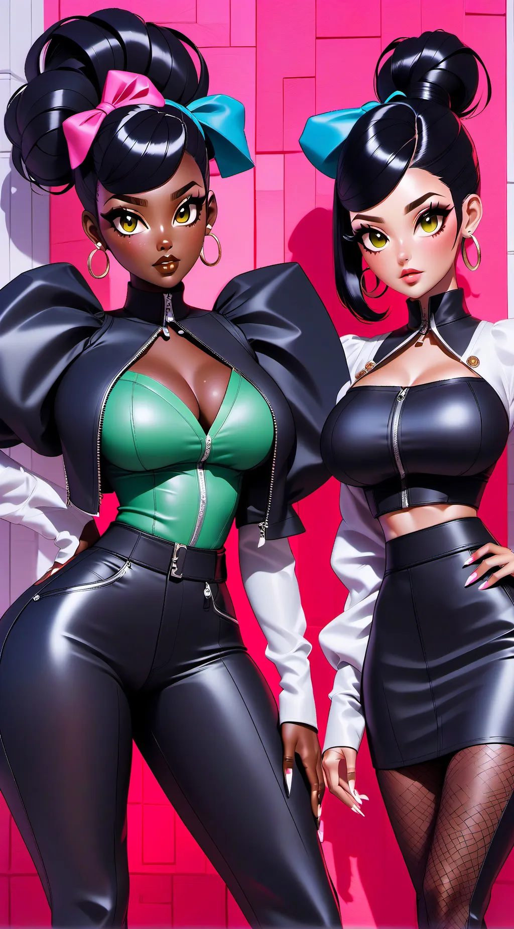 ai character: ★Amelia and Kiki★ background