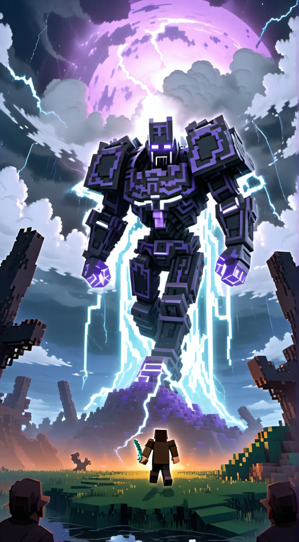 ai character: wither storm background